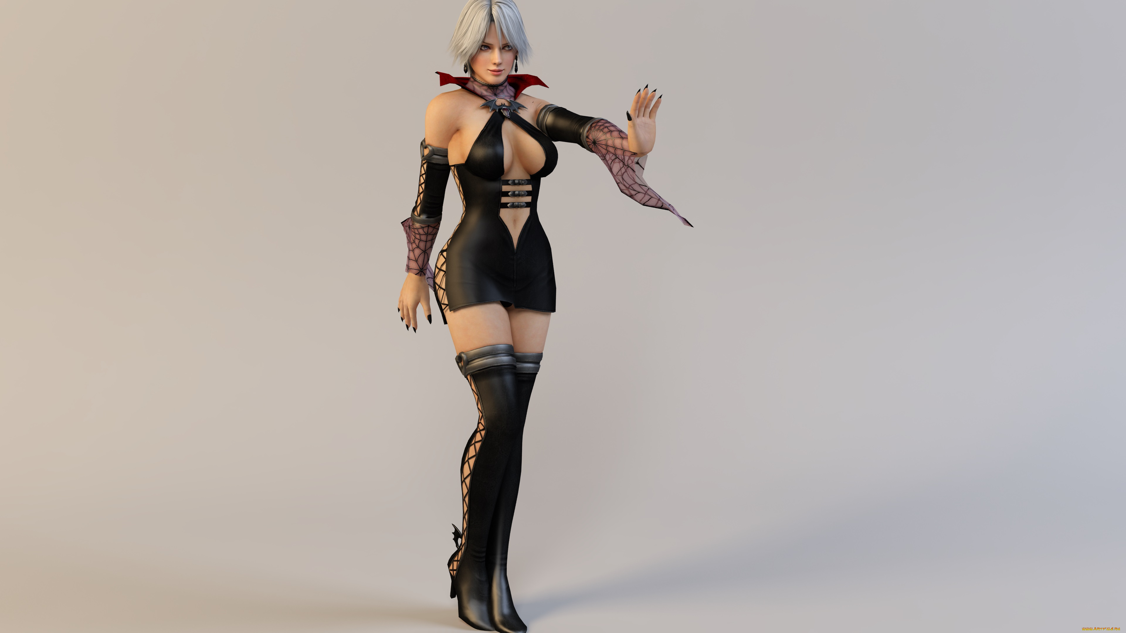 3д, графика, anime, , аниме, девушка, взгляд