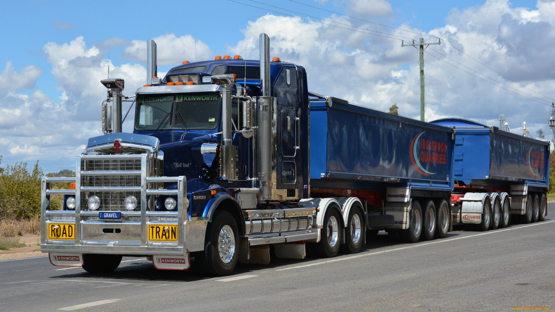 kenworth, автомобили, тяжелый, грузовик, седельный, тягач