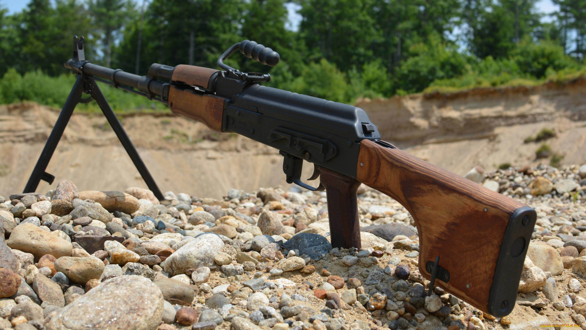 оружие, пулемёты, приклад