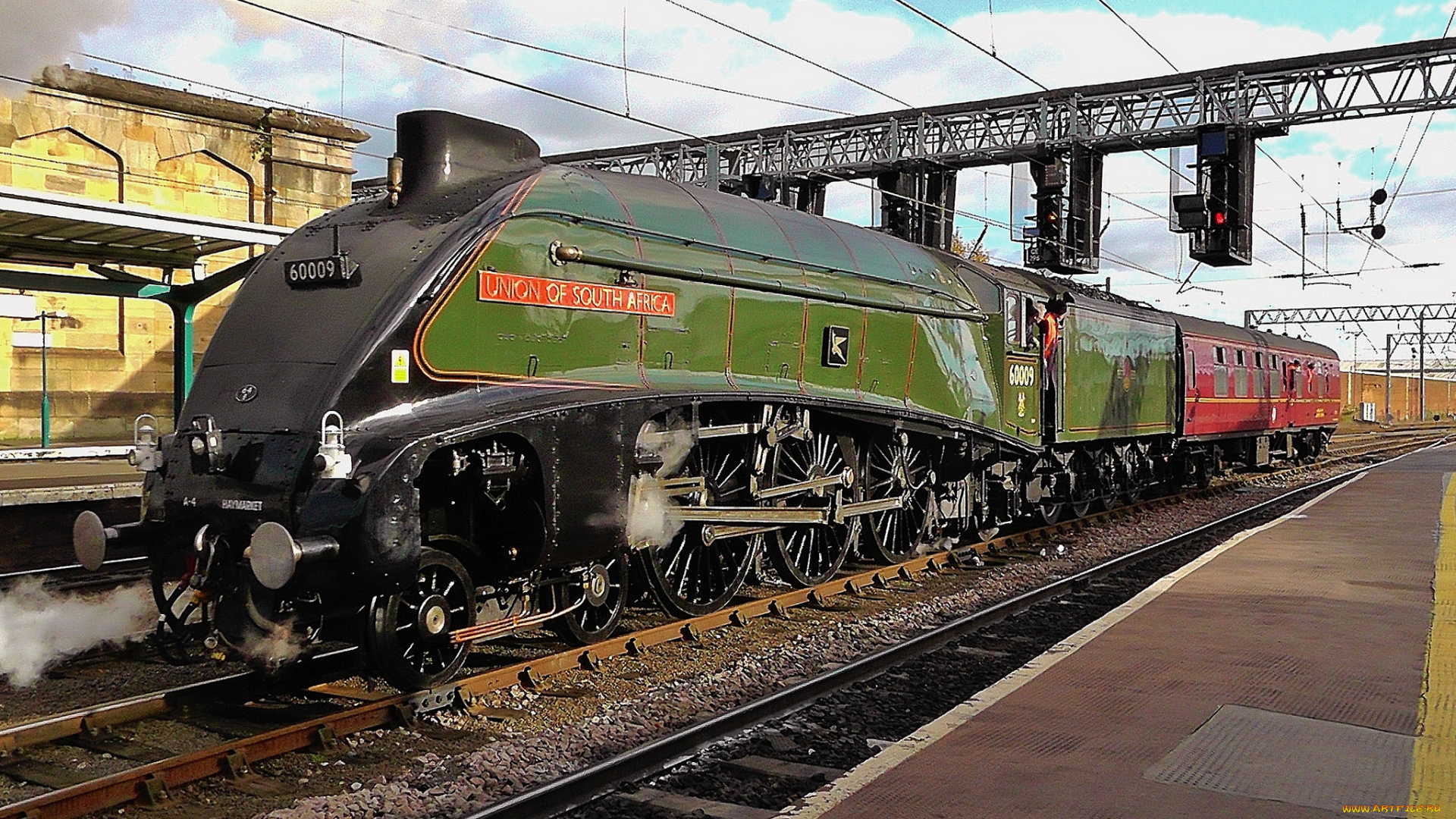 техника, паровозы, паровоз, дорога, железная