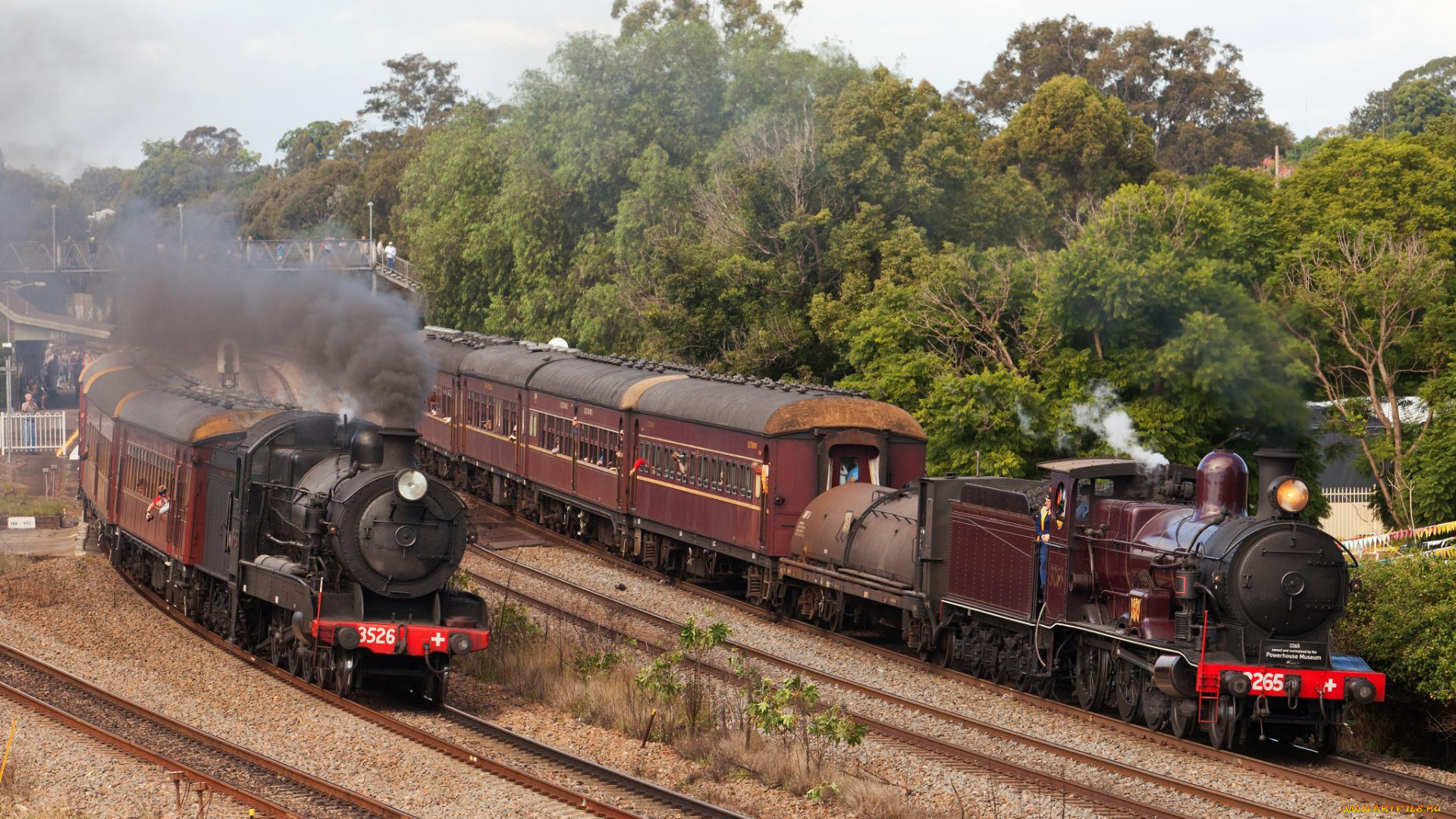 техника, паровозы, паровоз, дорога, железная