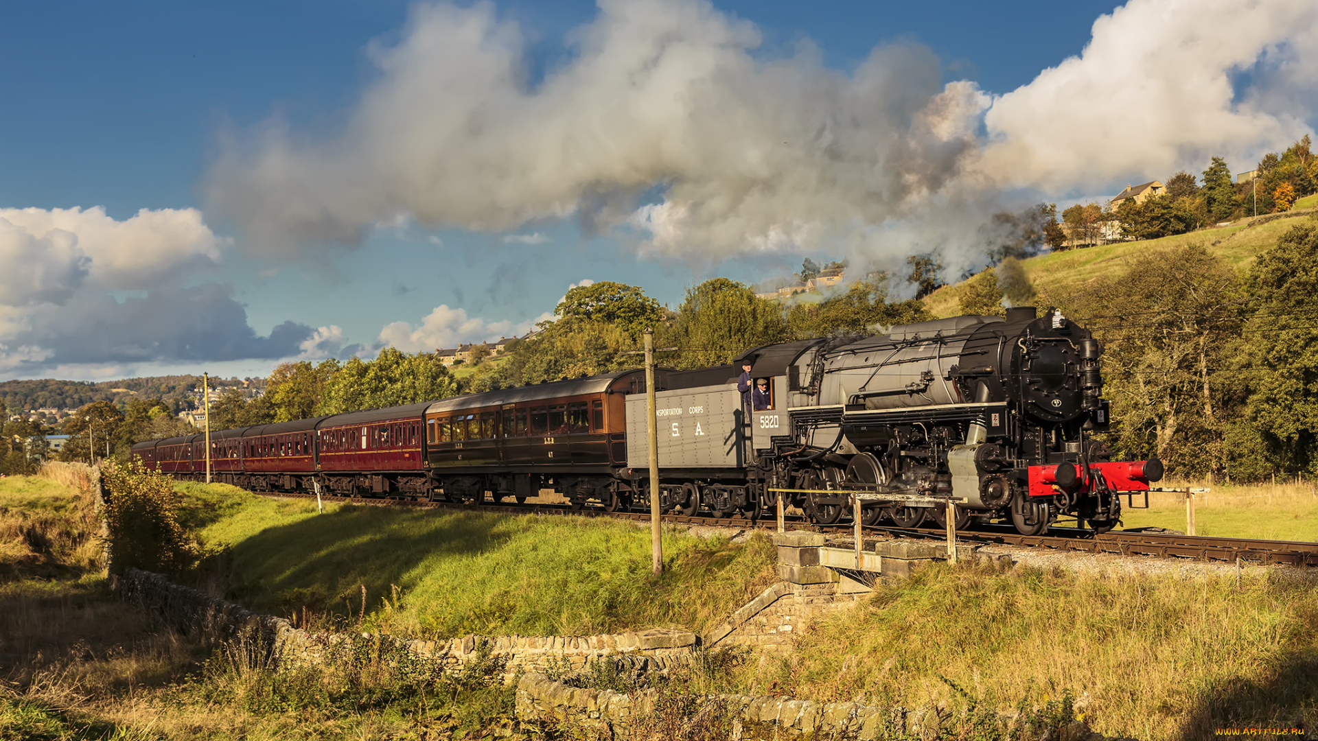 техника, паровозы, железная, дорога, паровоз