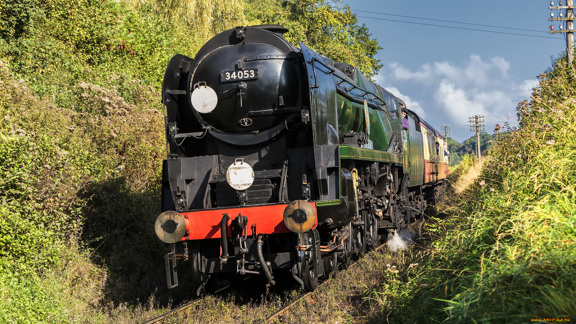 техника, паровозы, железная, дорога, паровоз