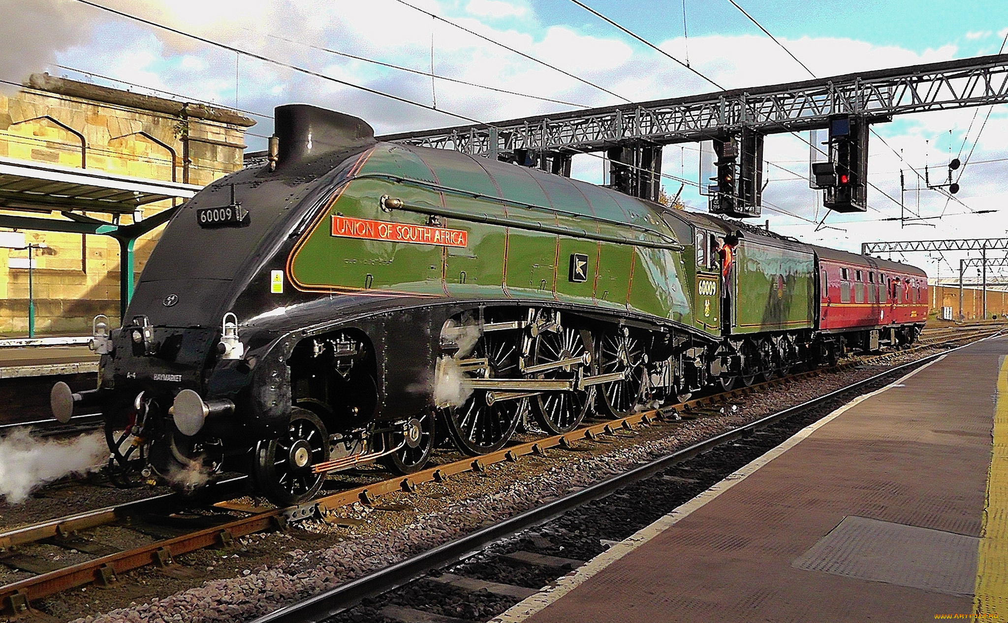 техника, паровозы, паровоз, дорога, железная