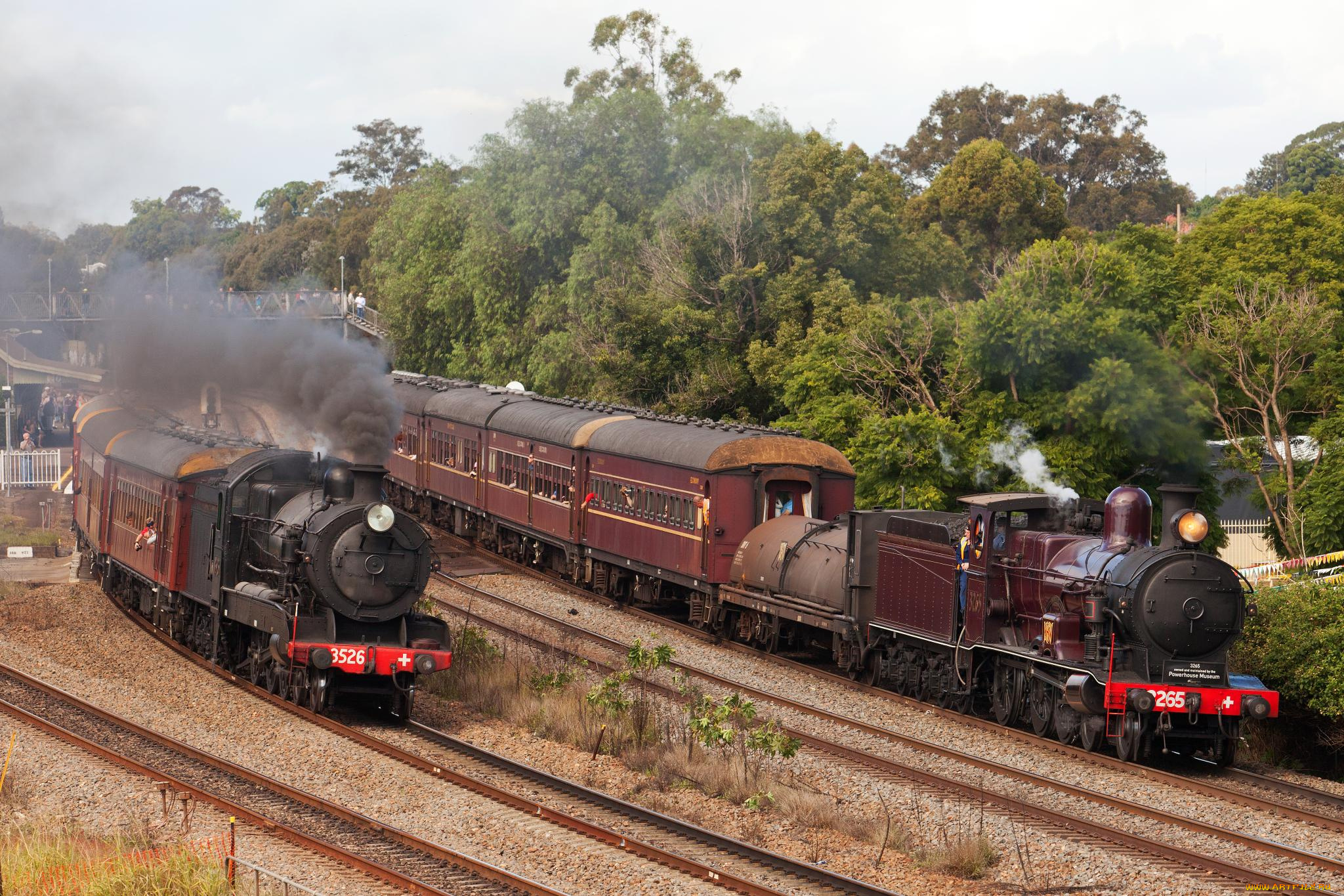 техника, паровозы, паровоз, дорога, железная