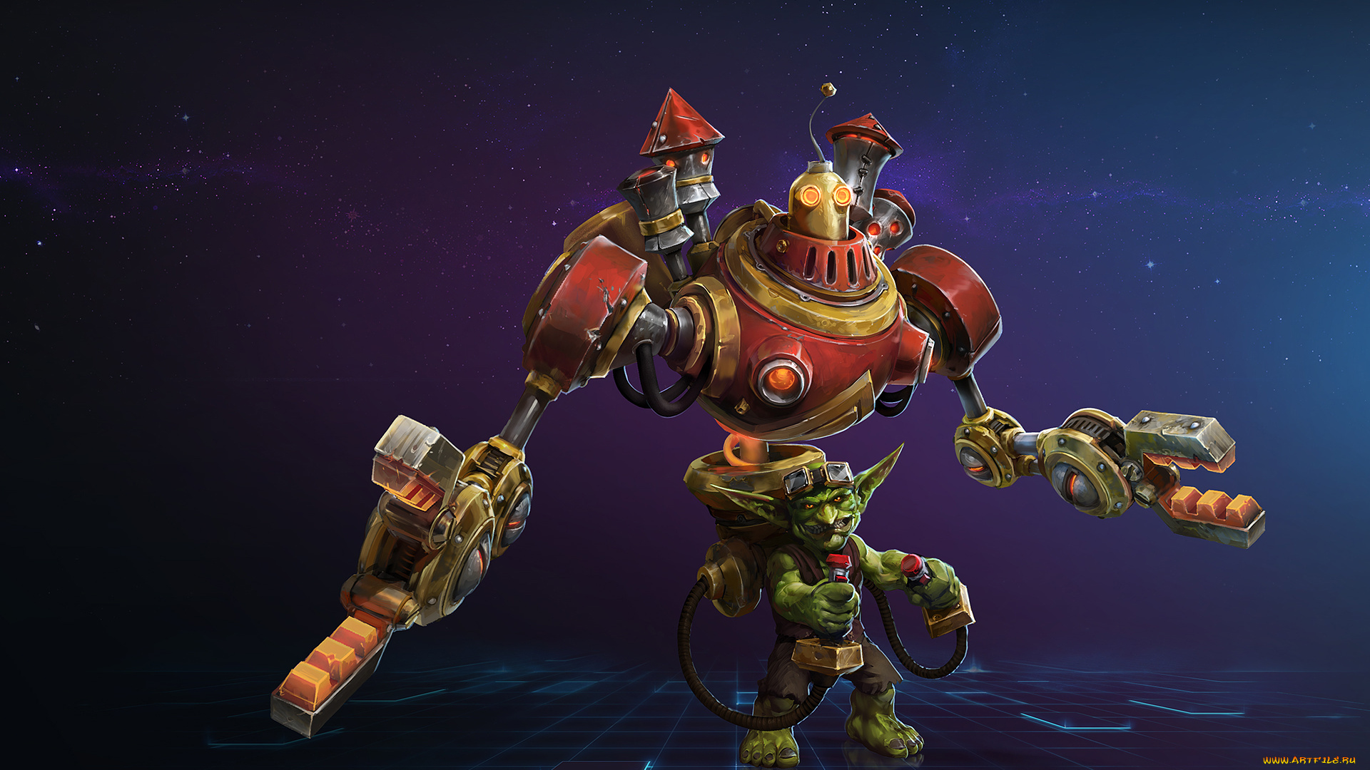 видео, игры, heroes, of, the, storm, персонаж