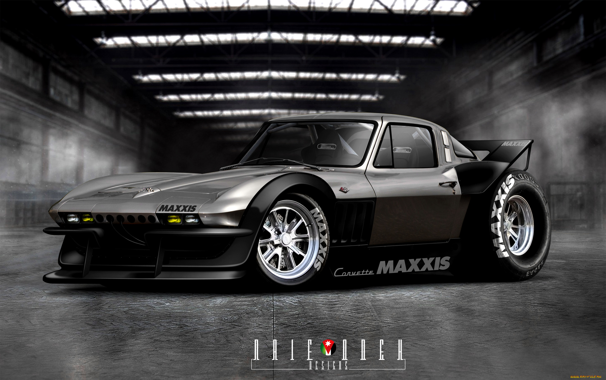 автомобили, виртуальный, тюнинг, vette