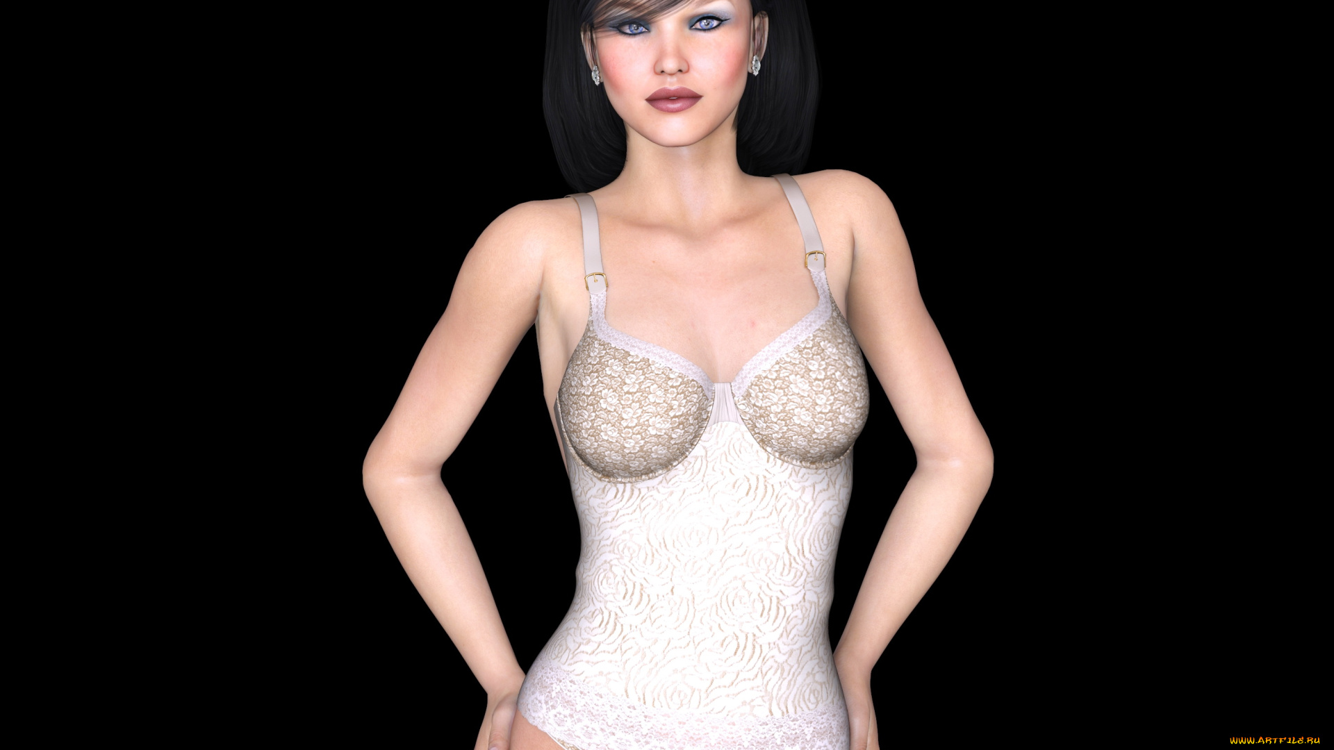 3д, графика, люди, , people, фон, взгляд, девушка