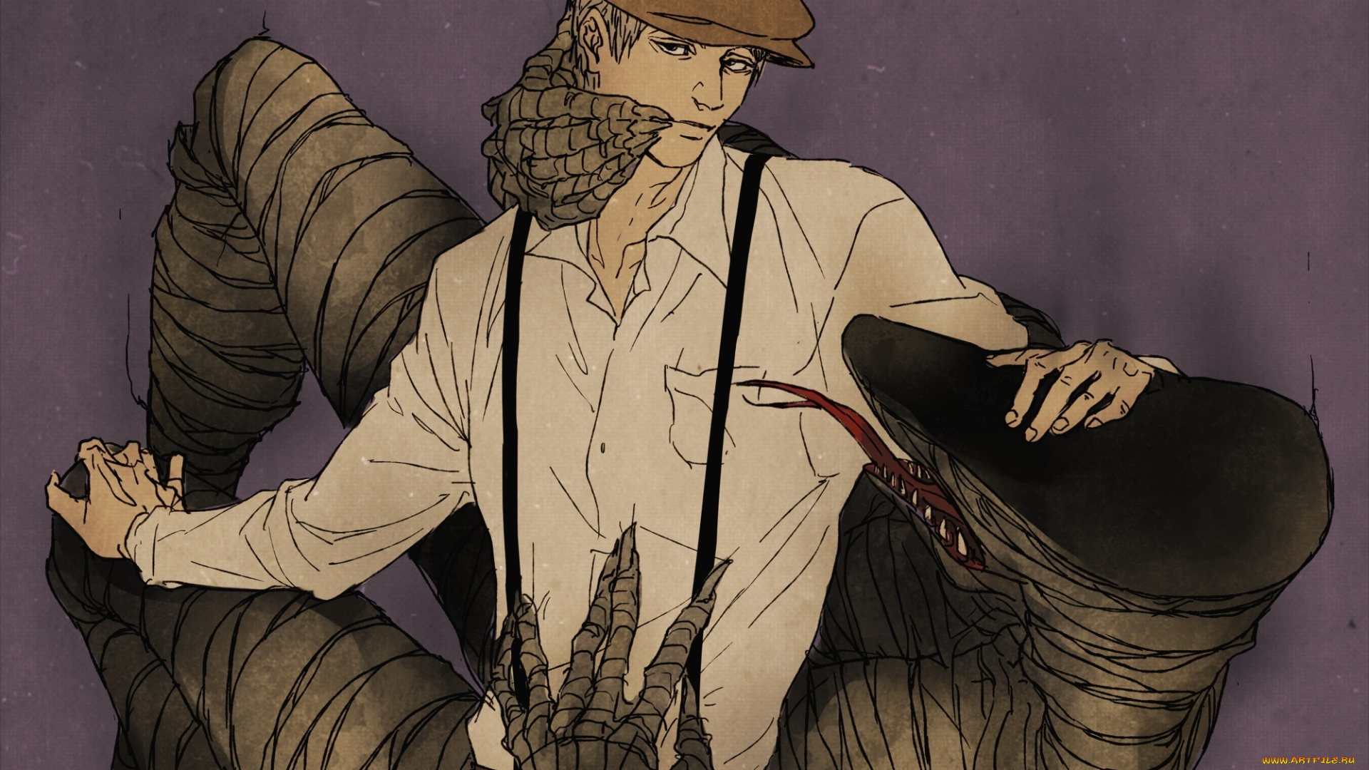 аниме, ajin, , demi-human, аджин, получеловек