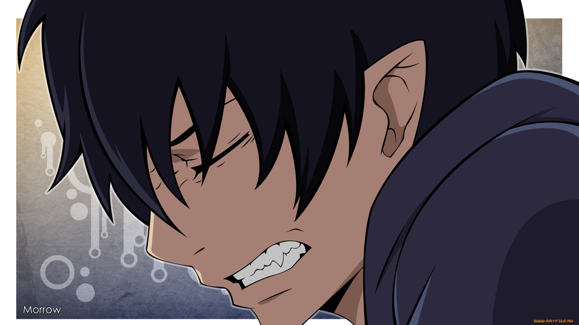 аниме, ao, no, exorcist, okumura, rin