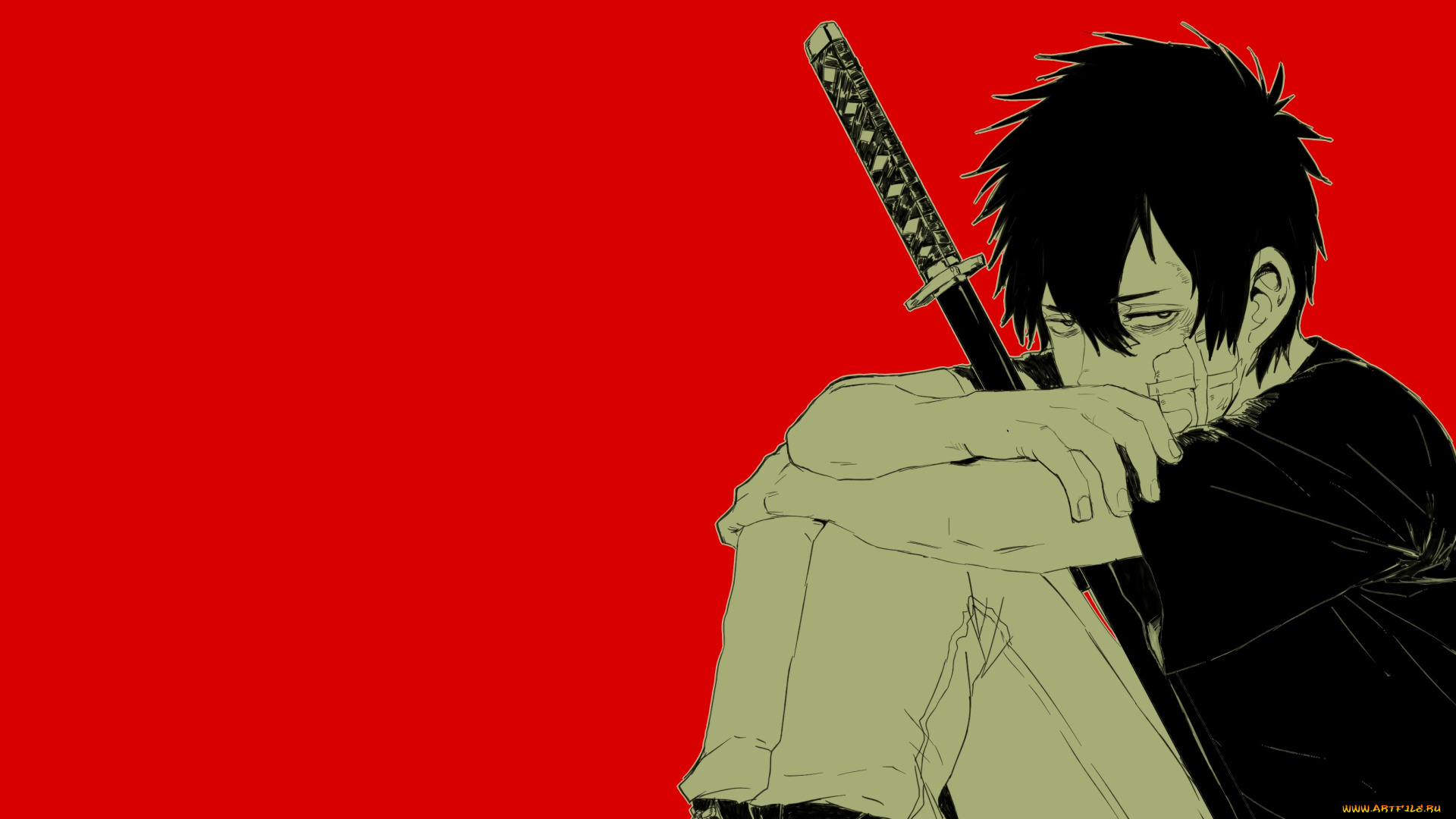 аниме, gangsta, nicholas, brown