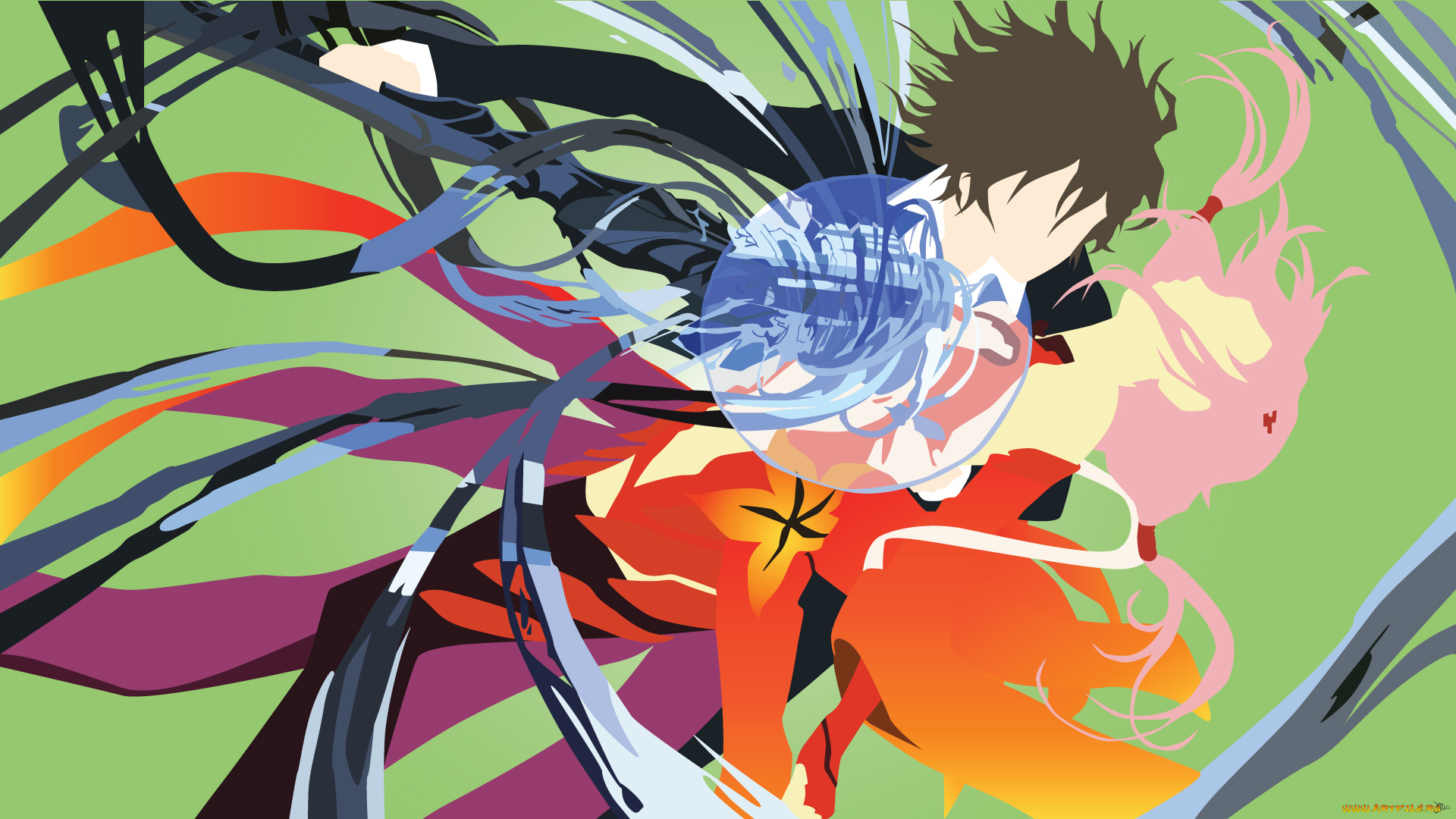 аниме, guilty, crown, корона, греха