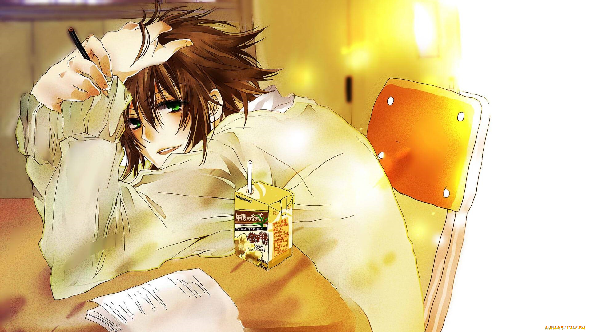 аниме, hakuouki, okita, souji