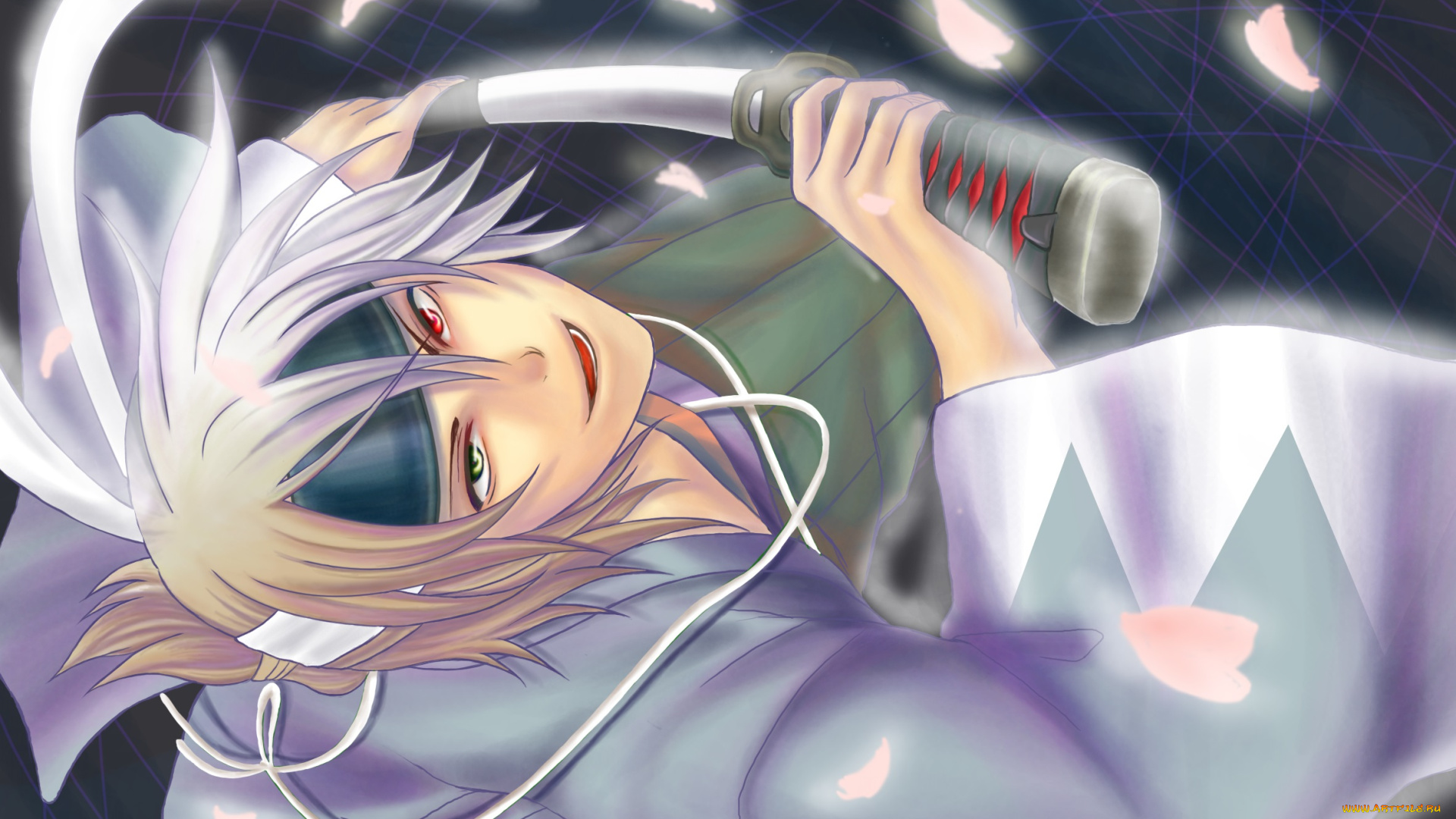 аниме, hakuouki, okita, souji