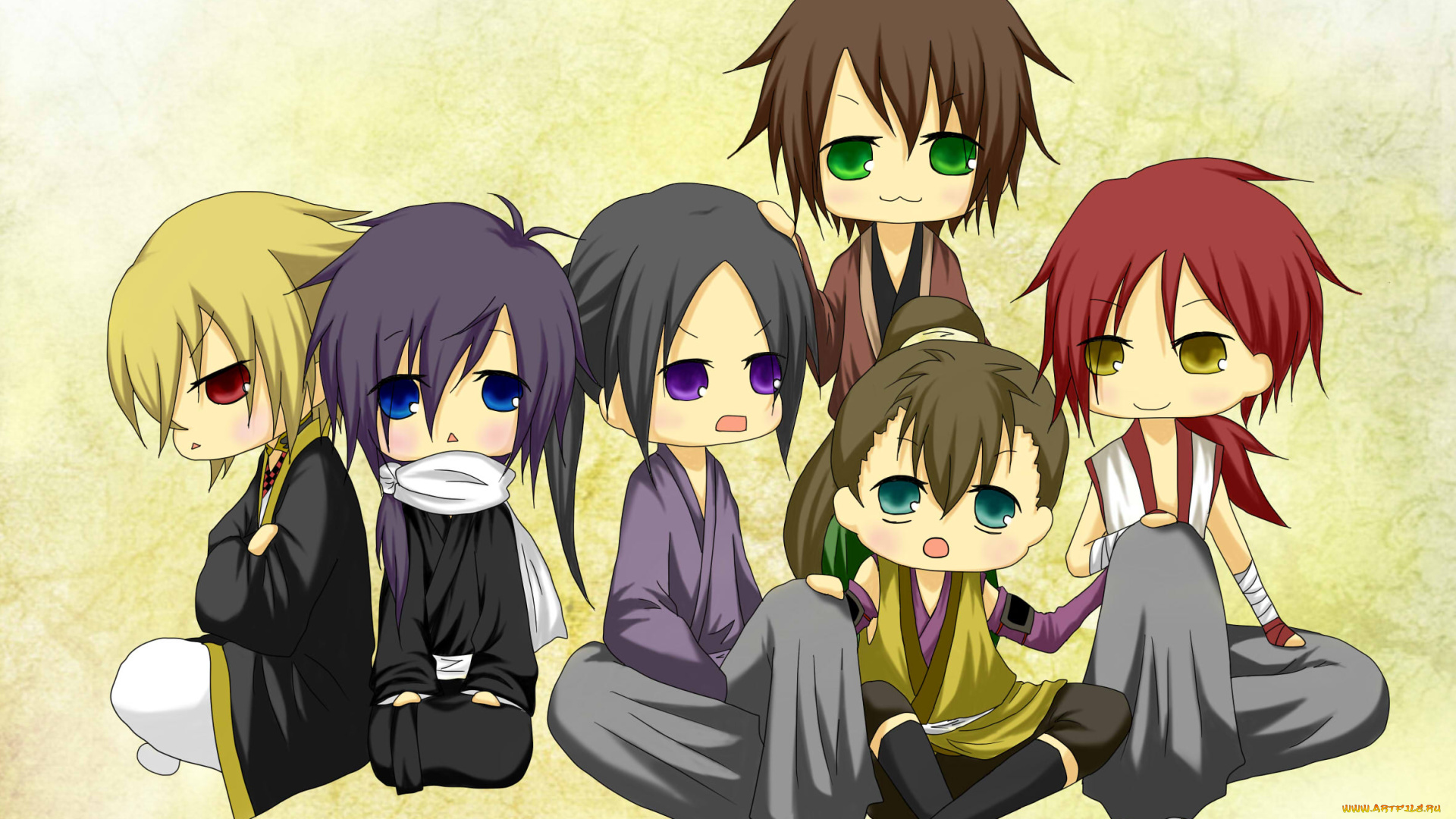аниме, hakuouki, shinsengumi, kitan