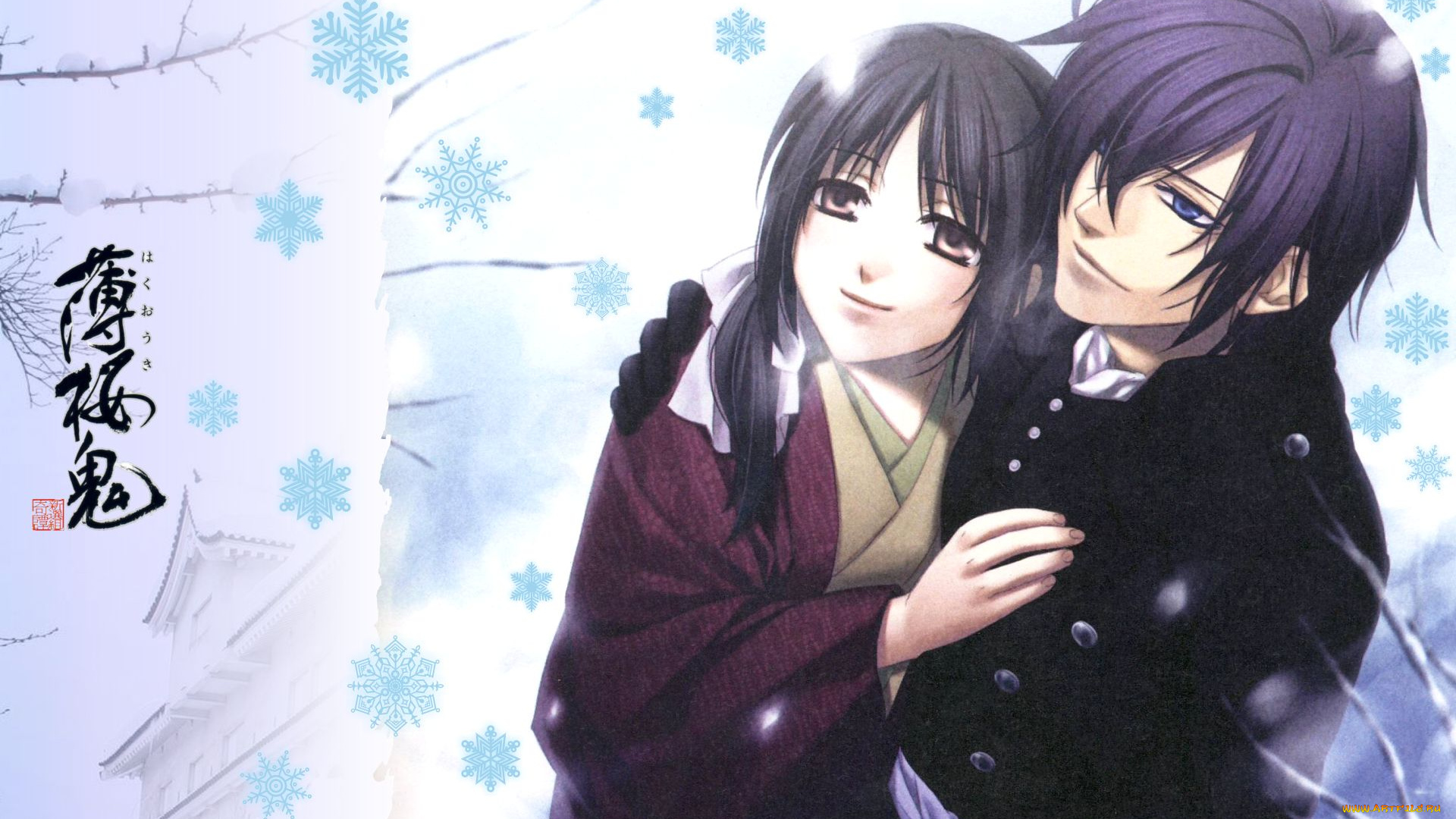 аниме, hakuouki, shinsengumi, kitan