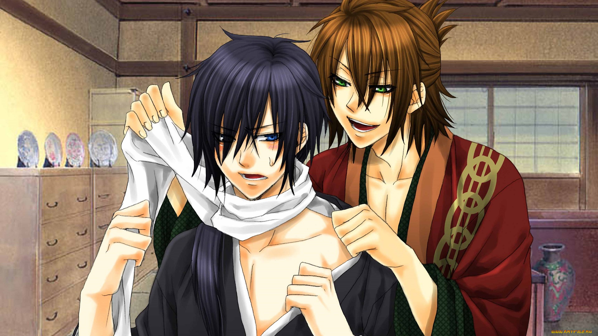 аниме, hakuouki, shinsengumi, kitan