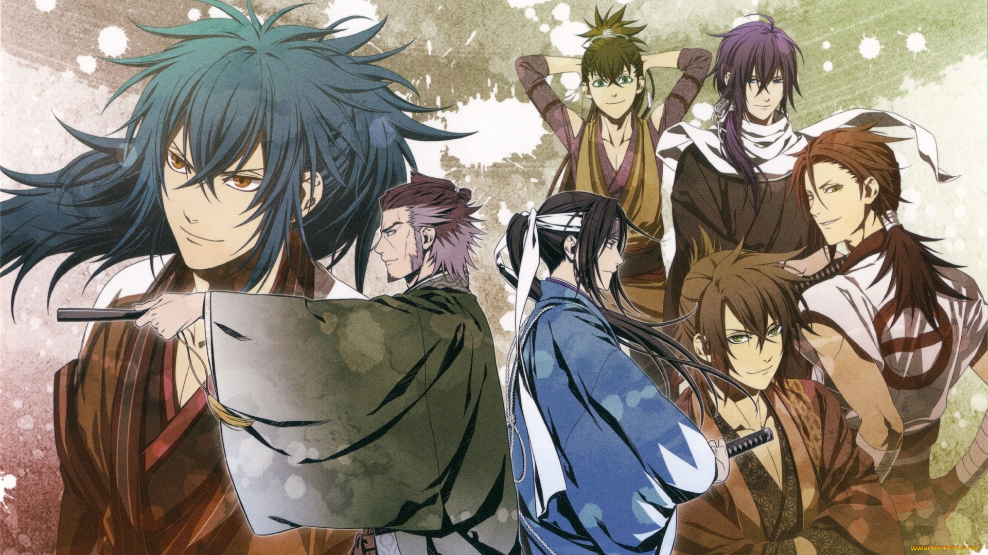 аниме, hakuouki, shinsengumi, kitan