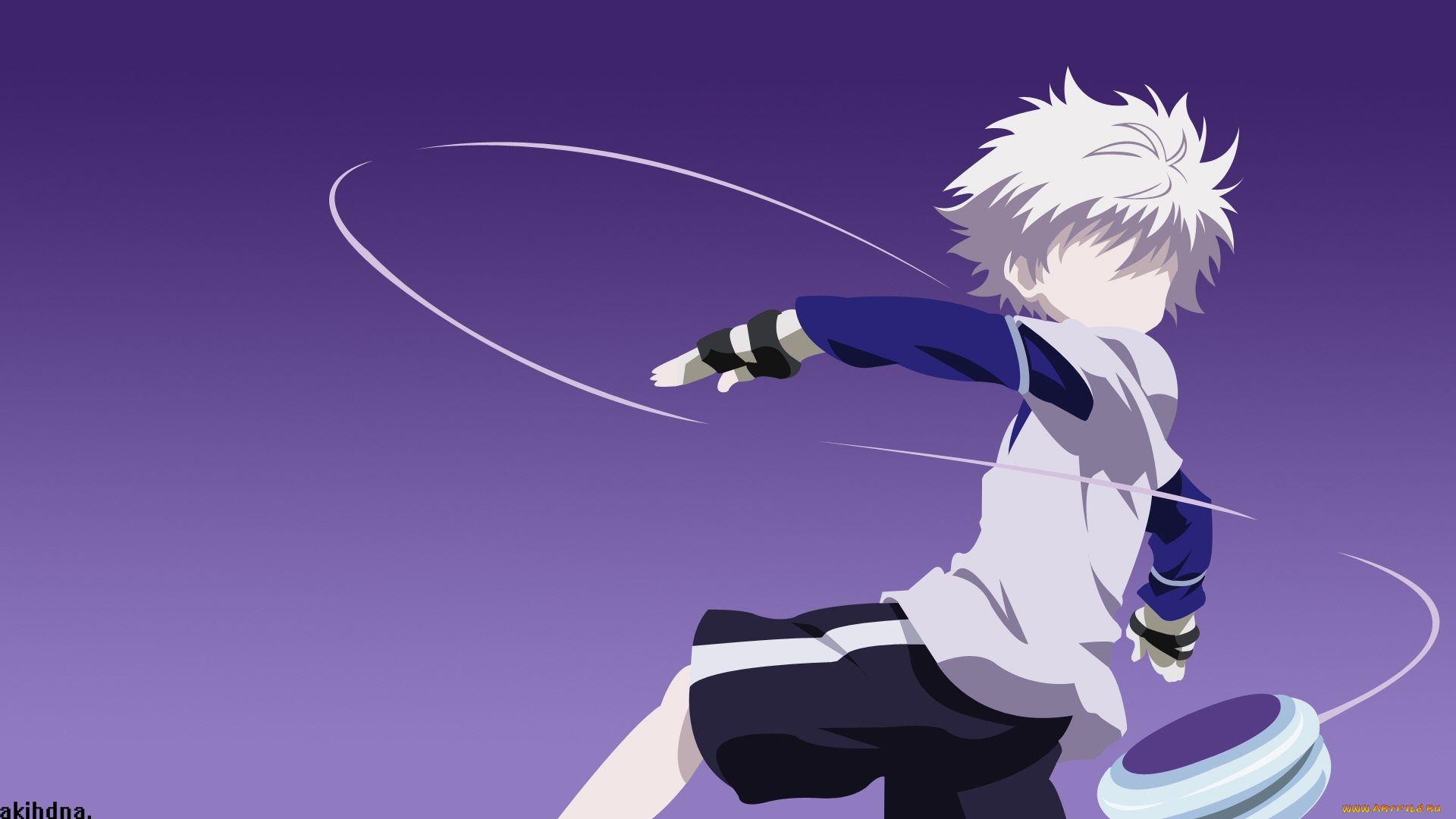 аниме, hunter, x, hunter, killua, zoldyck