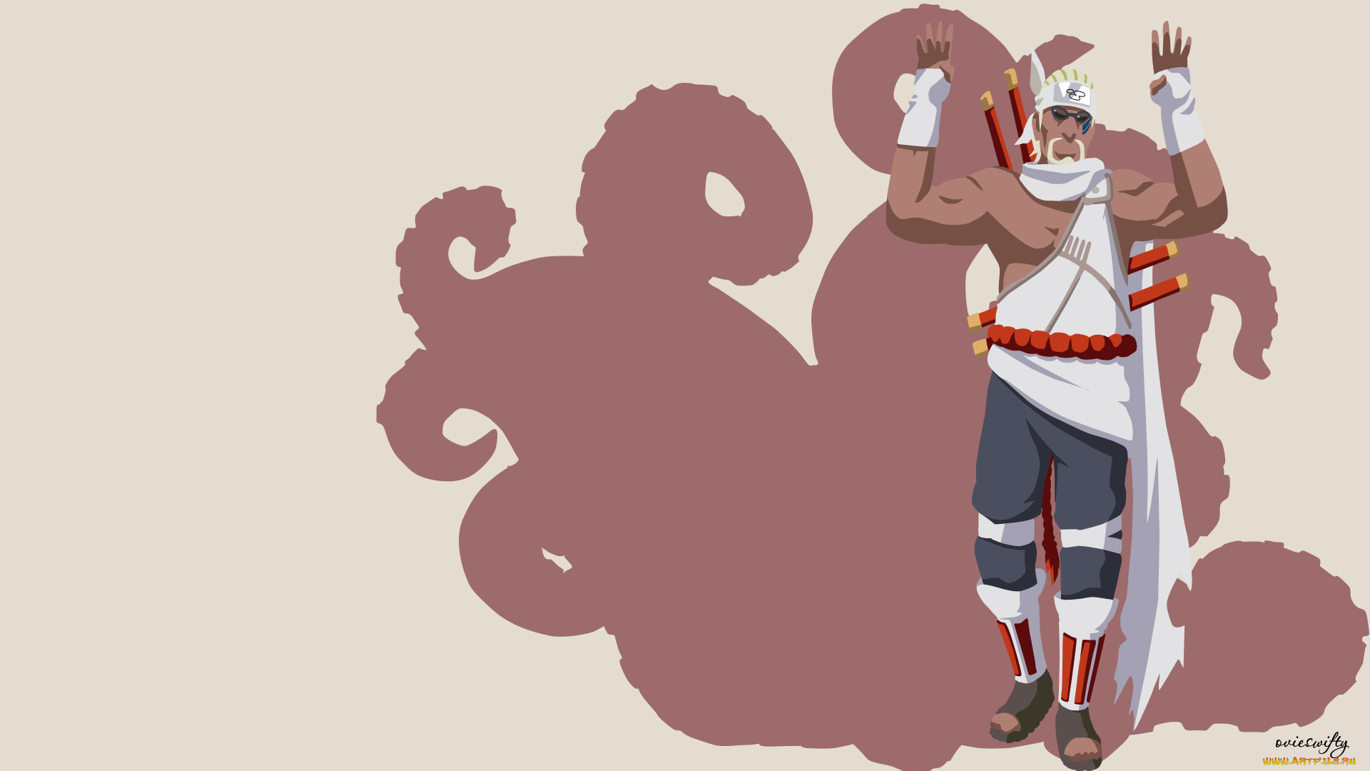 аниме, naruto, hachibi