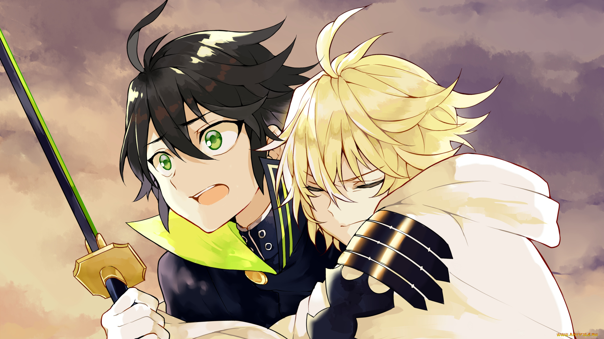 аниме, owari, no, seraph, последний, серафим