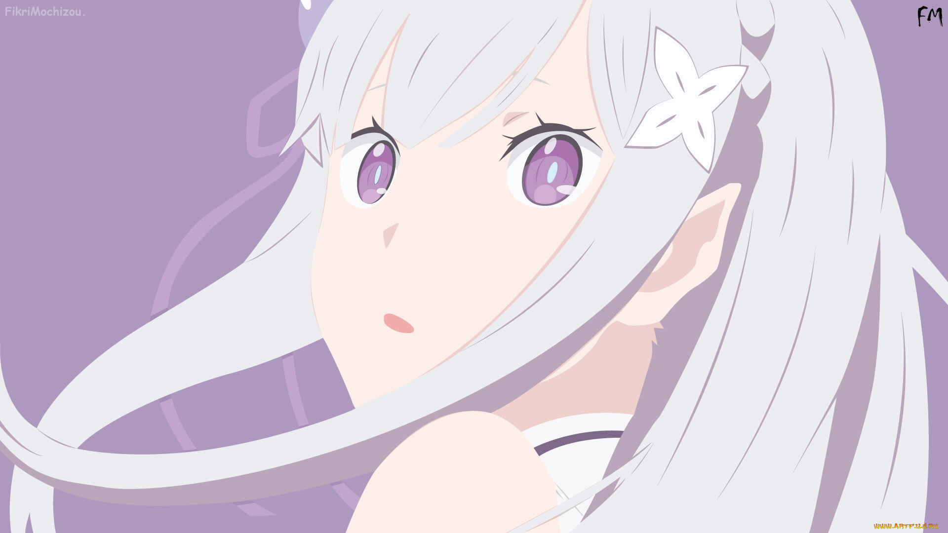 аниме, re, , zero, kara, hajimeru, isekai, seikatsu, эмилия