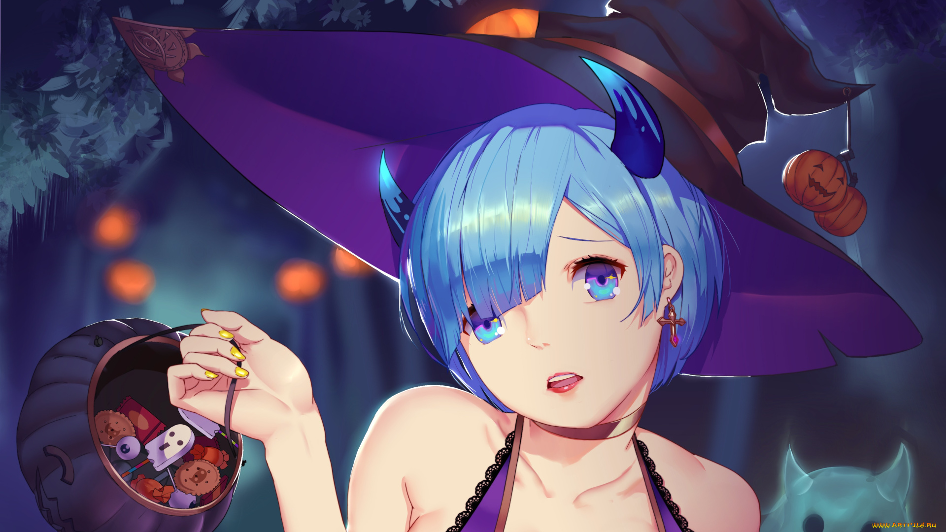 аниме, re, , zero, kara, hajimeru, isekai, seikatsu, фон, взгляд, девушка