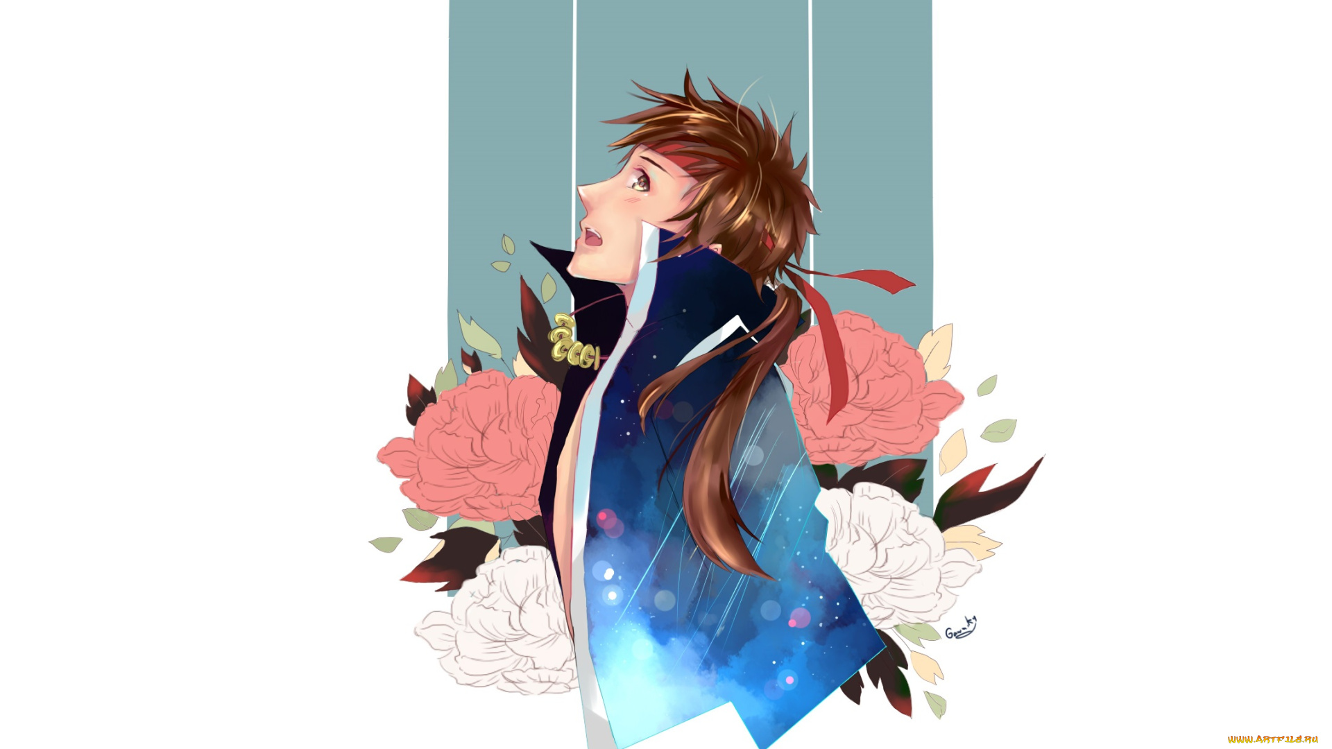 аниме, sengoku, basara, sanada, yukimura