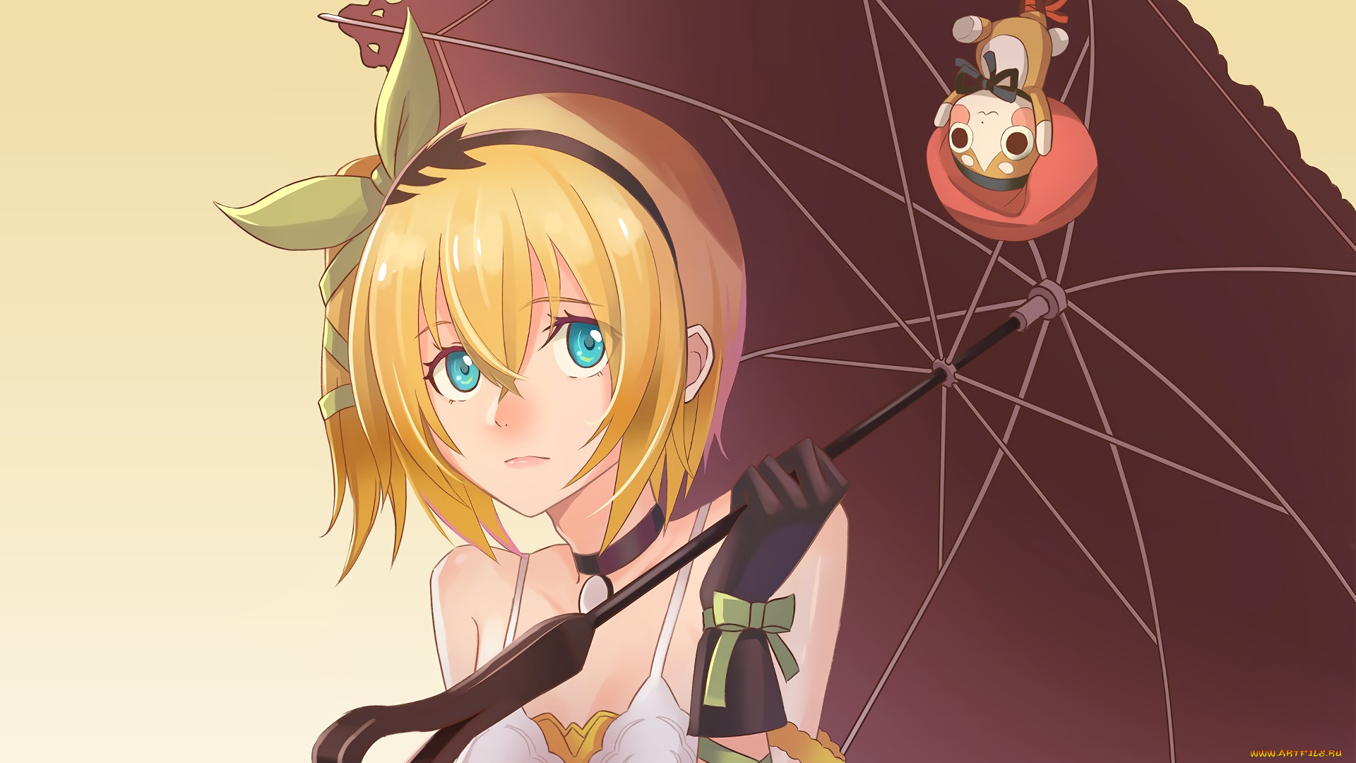 аниме, tales, of, zestiria, девушка, взгляд, фон