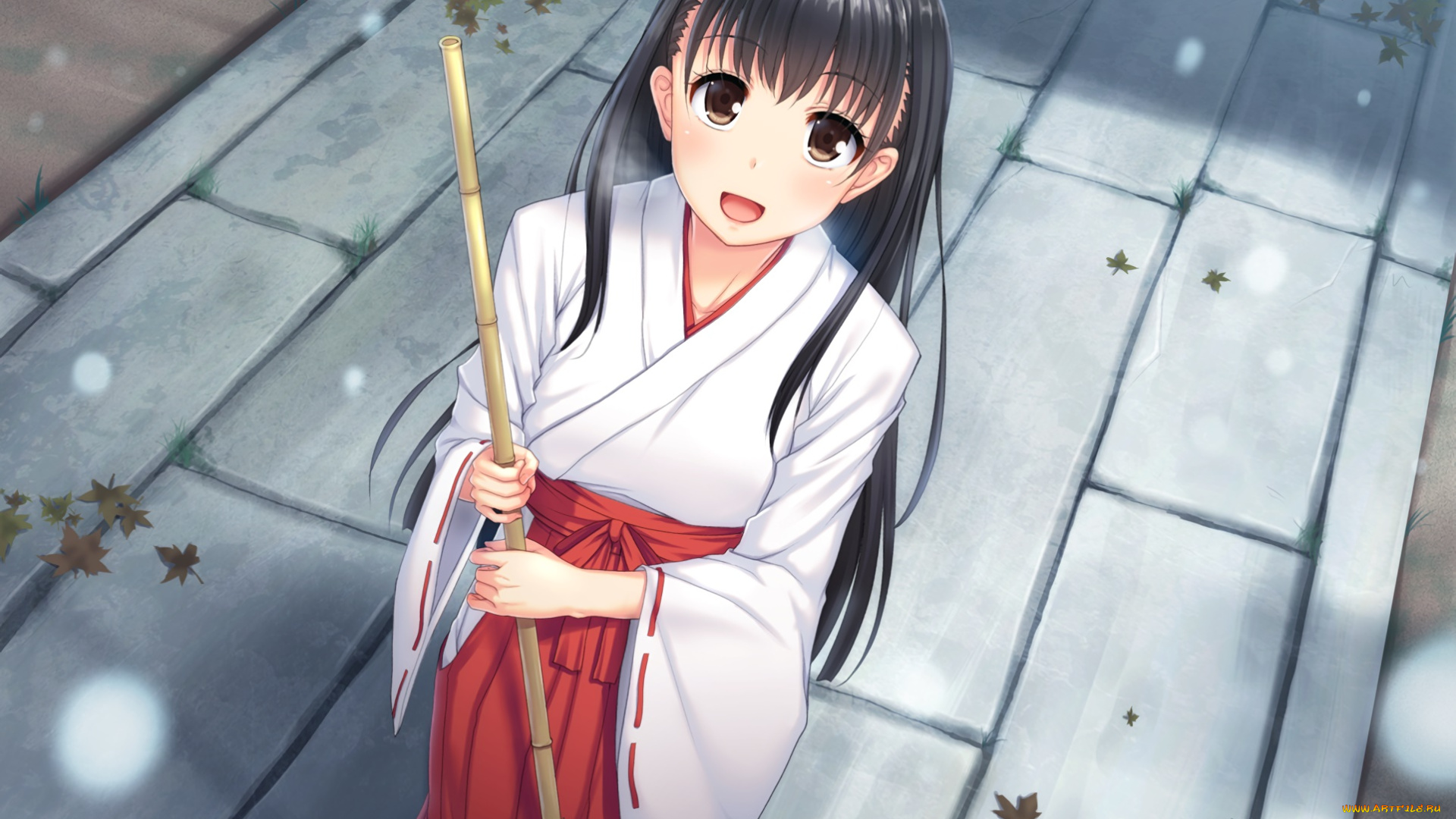 аниме, unknown, , другое, девушки, фон, взгляд