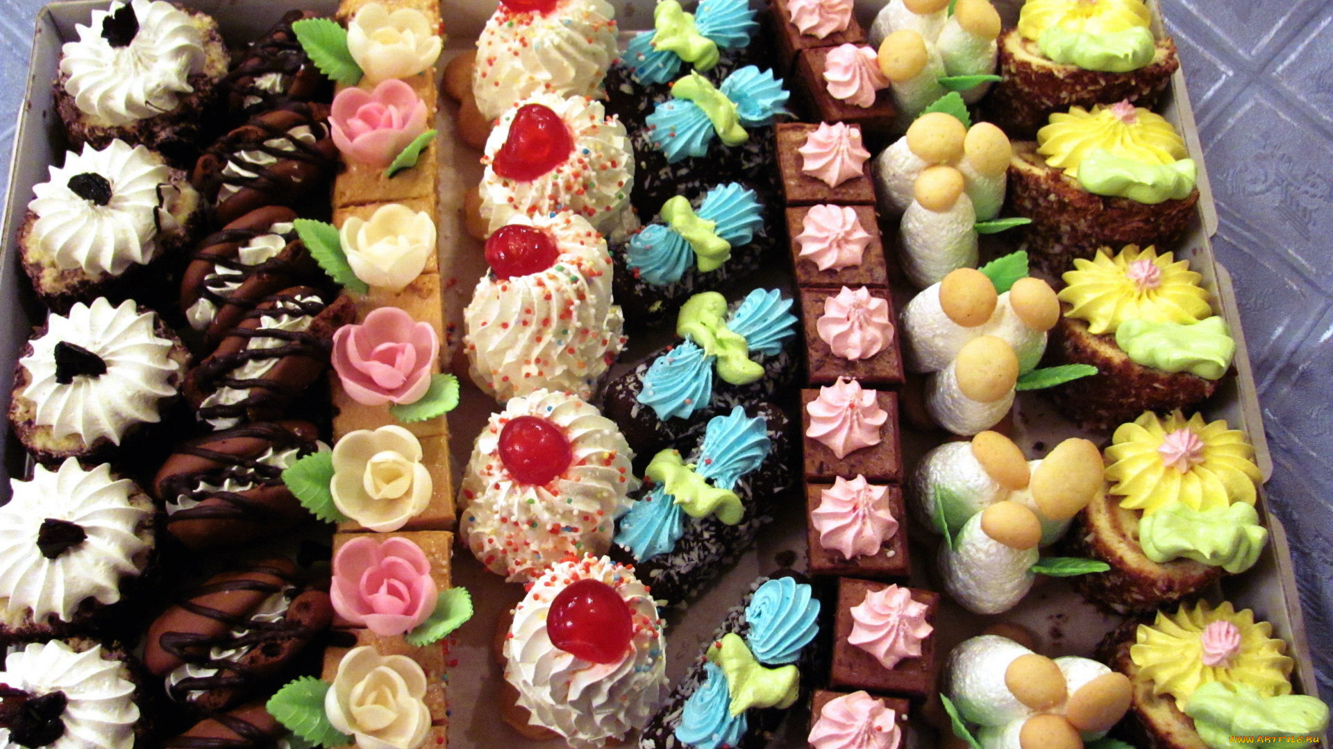 еда, пирожные, , кексы, , печенье, ассорти