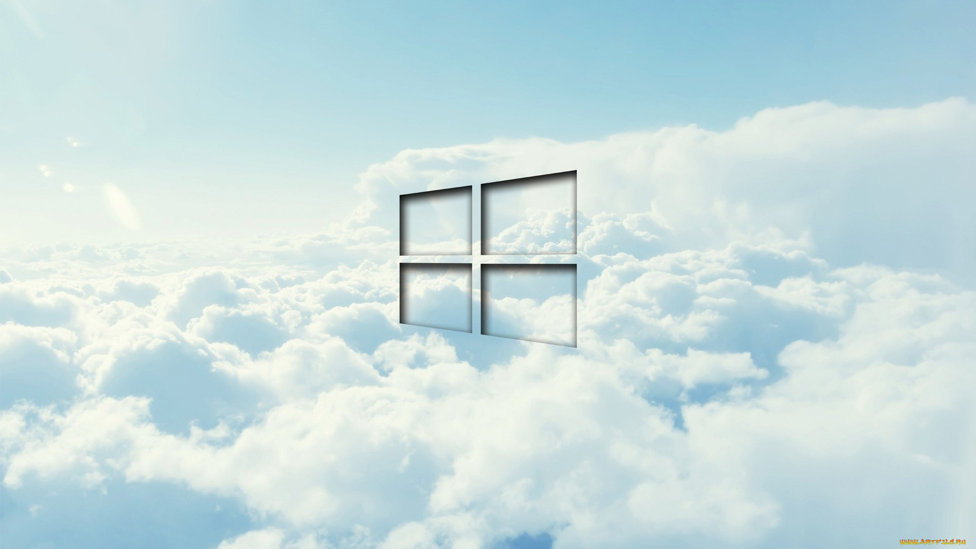 компьютеры, windows, , 10, логотип, фон