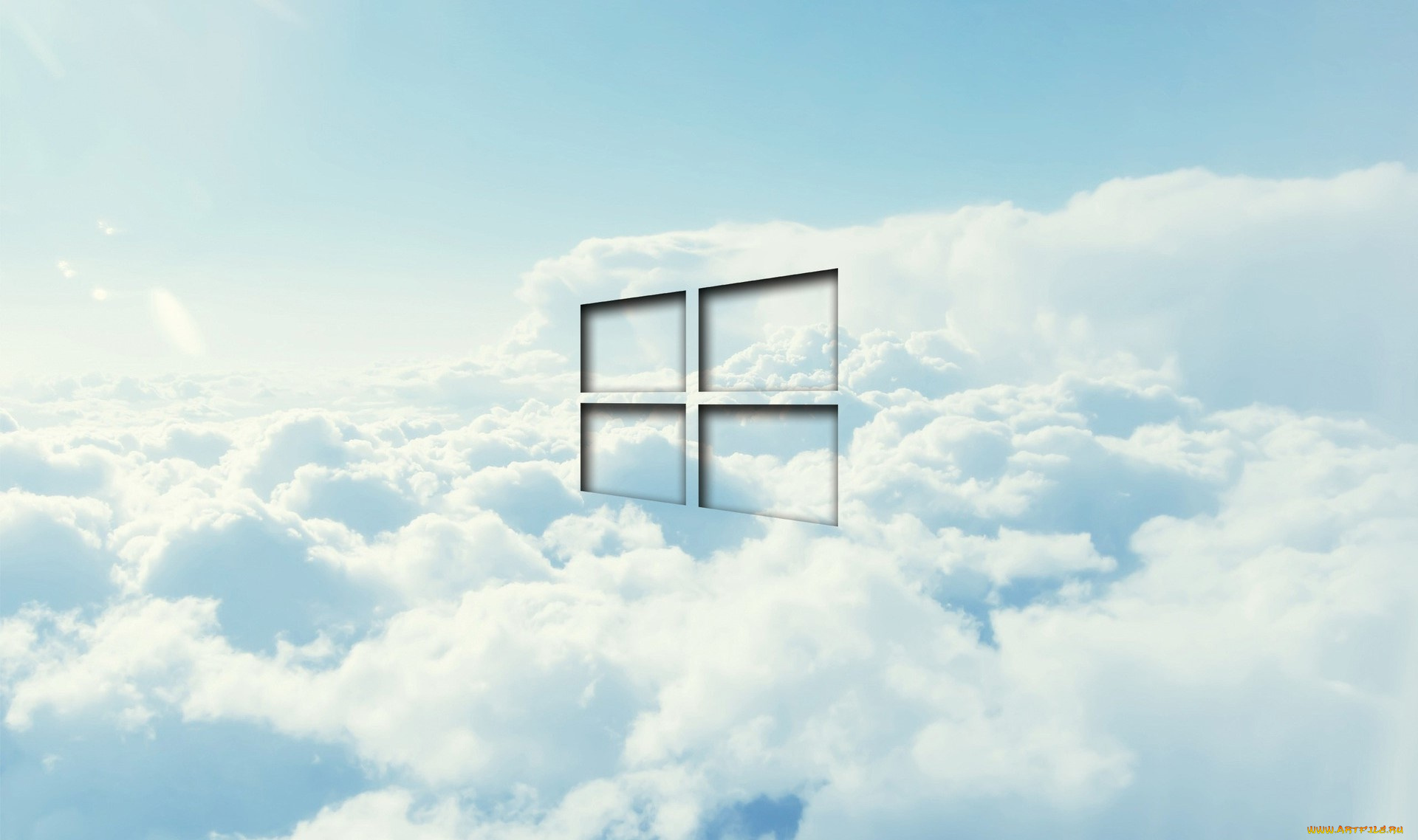 компьютеры, windows, , 10, логотип, фон