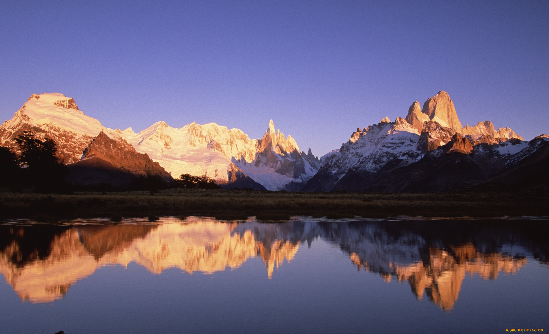 лос-гласьярес, , аргентина, природа, реки, озера, горы, небо, озеро, отражение