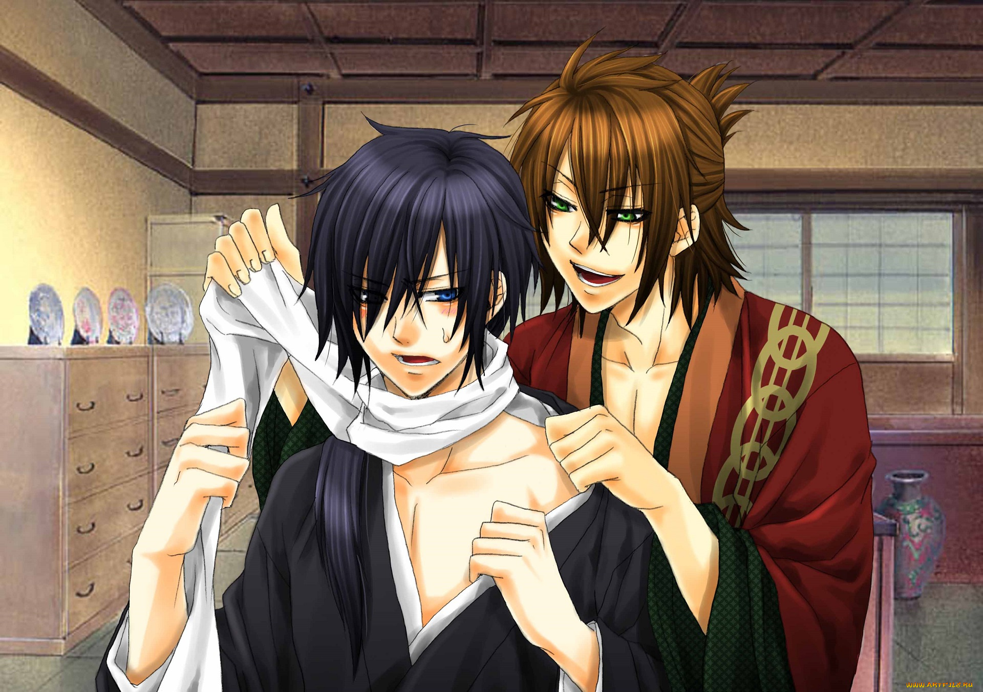 аниме, hakuouki, shinsengumi, kitan