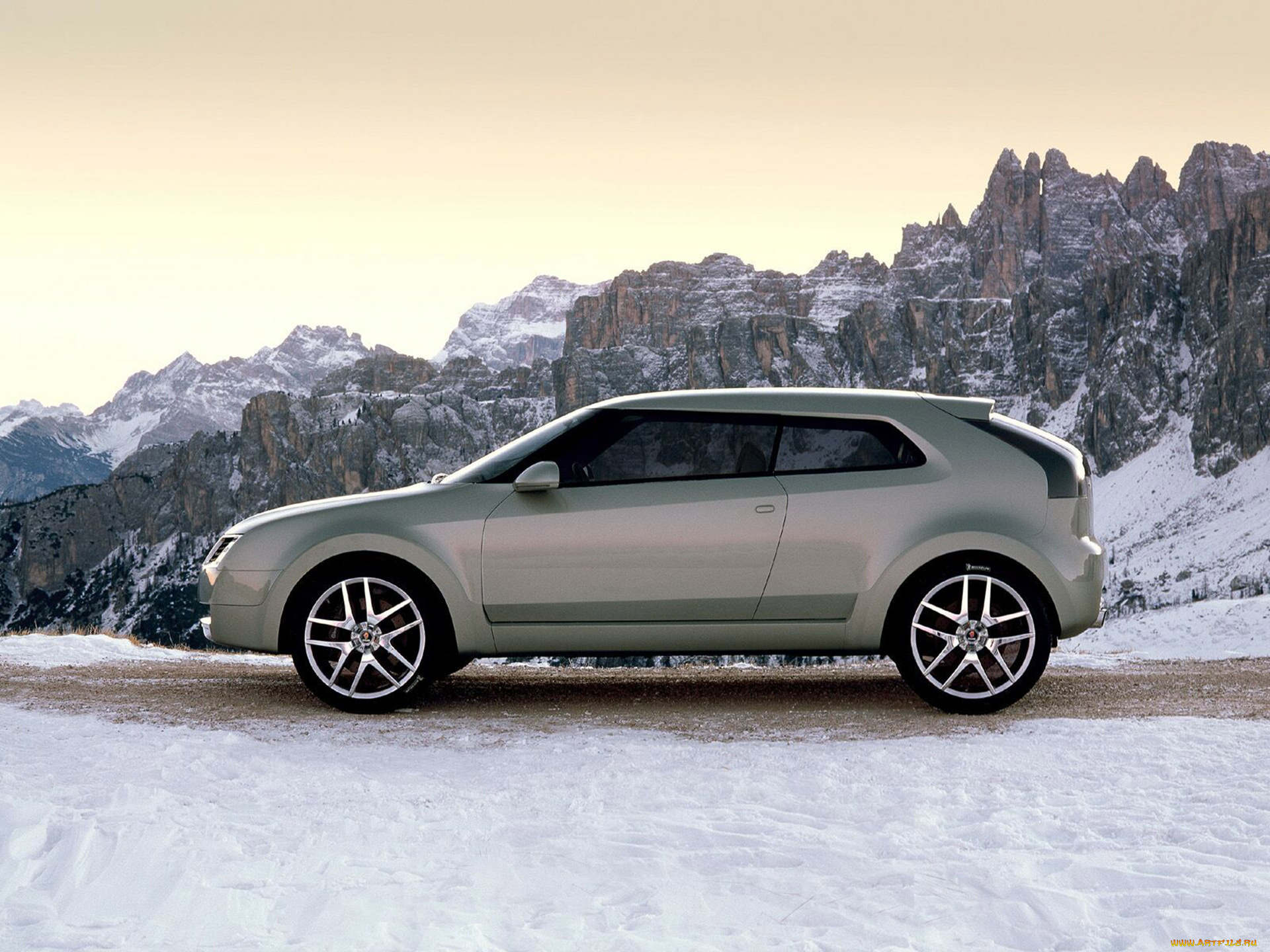 saab, 9-3x, concept, 2002, автомобили, saab, 9-3x, concept, 2002