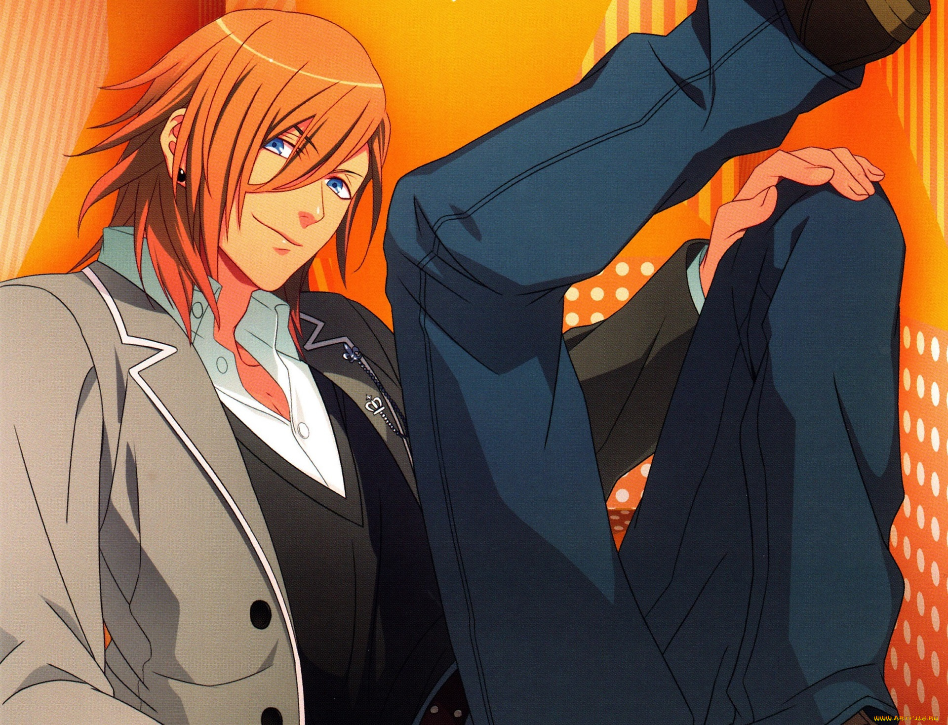 аниме, uta, no, prince-sama, jinguji, ren