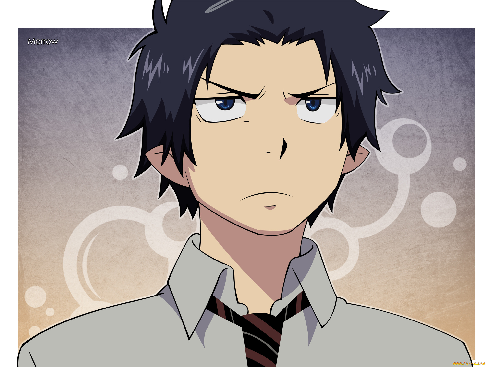 аниме, ao, no, exorcist, okumura, rin