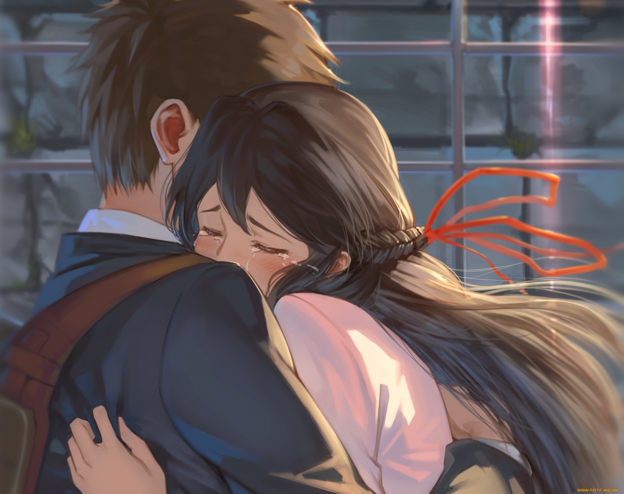 аниме, kimi, no, na, wa, miyamizu, mitsuha, tachibana, taki, kimi, no, na, wa, арт, таки, парень, девушка, твоё, имя, митсуха