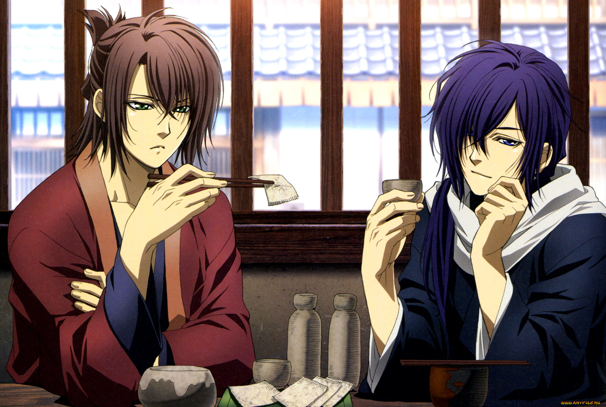 аниме, hakuouki, shinsengumi, kitan