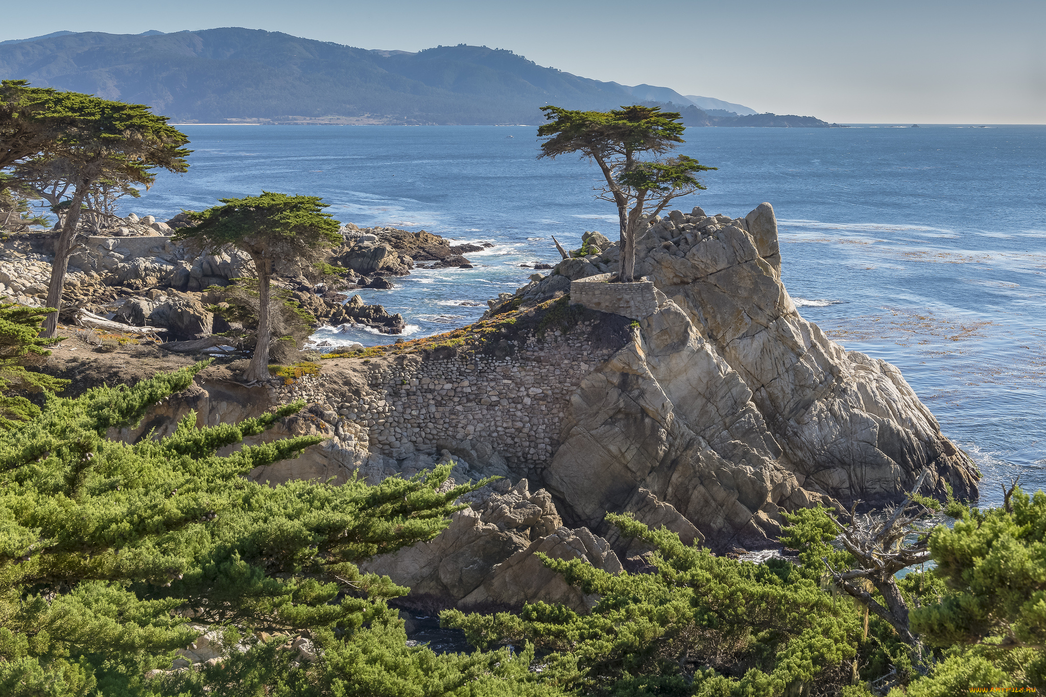 природа, побережье, море, берег