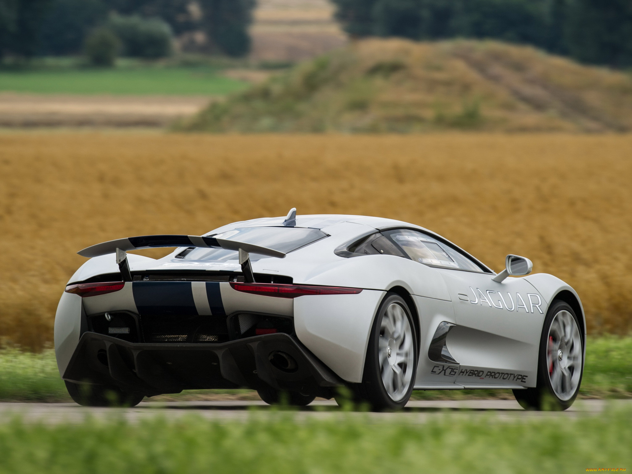 jaguar, c-x75, hybrid, prototype, 2013, автомобили, jaguar, c-x75, hybrid, prototype, 2013