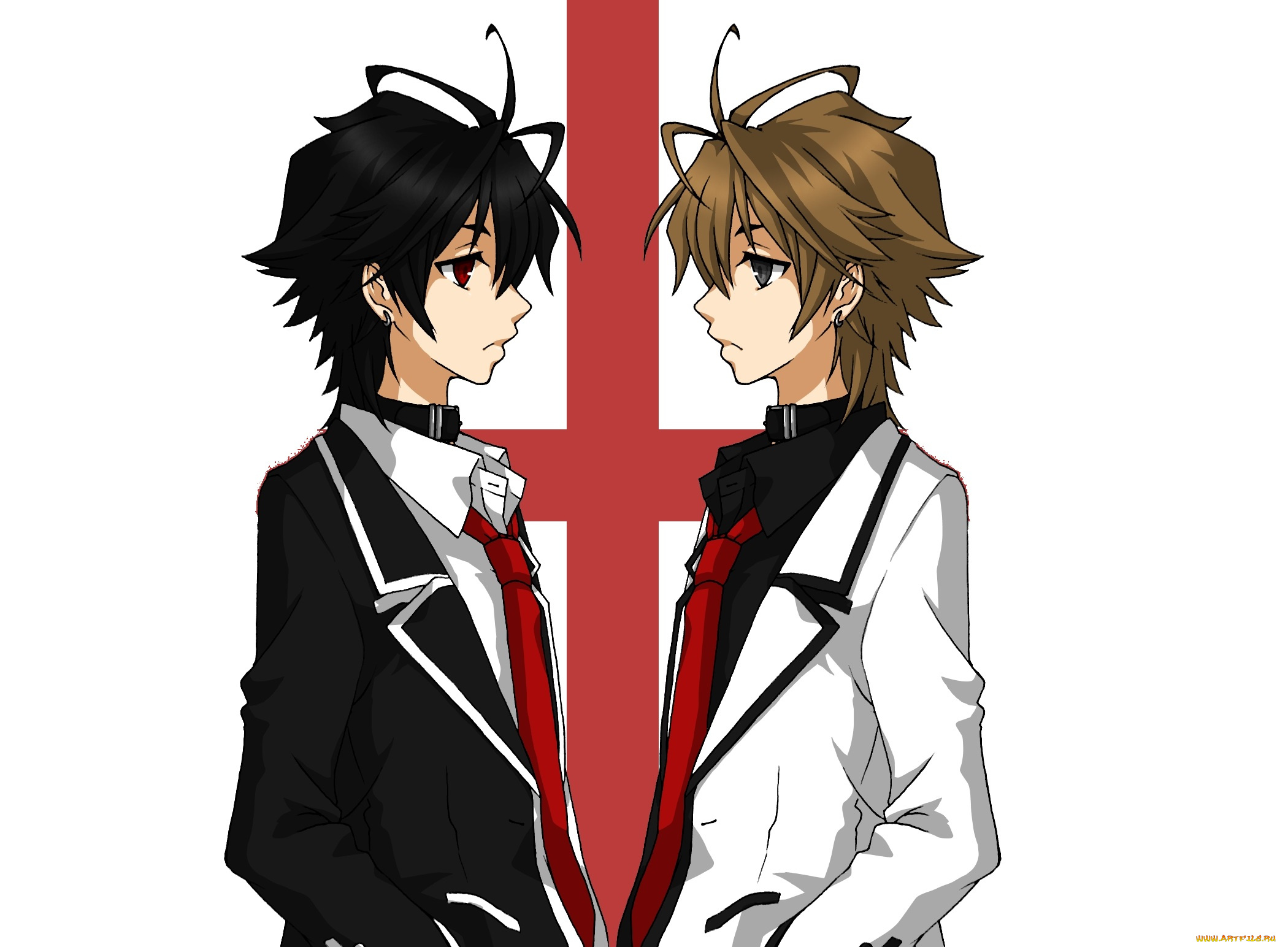 аниме, monochrome, factor, nikaido, akira