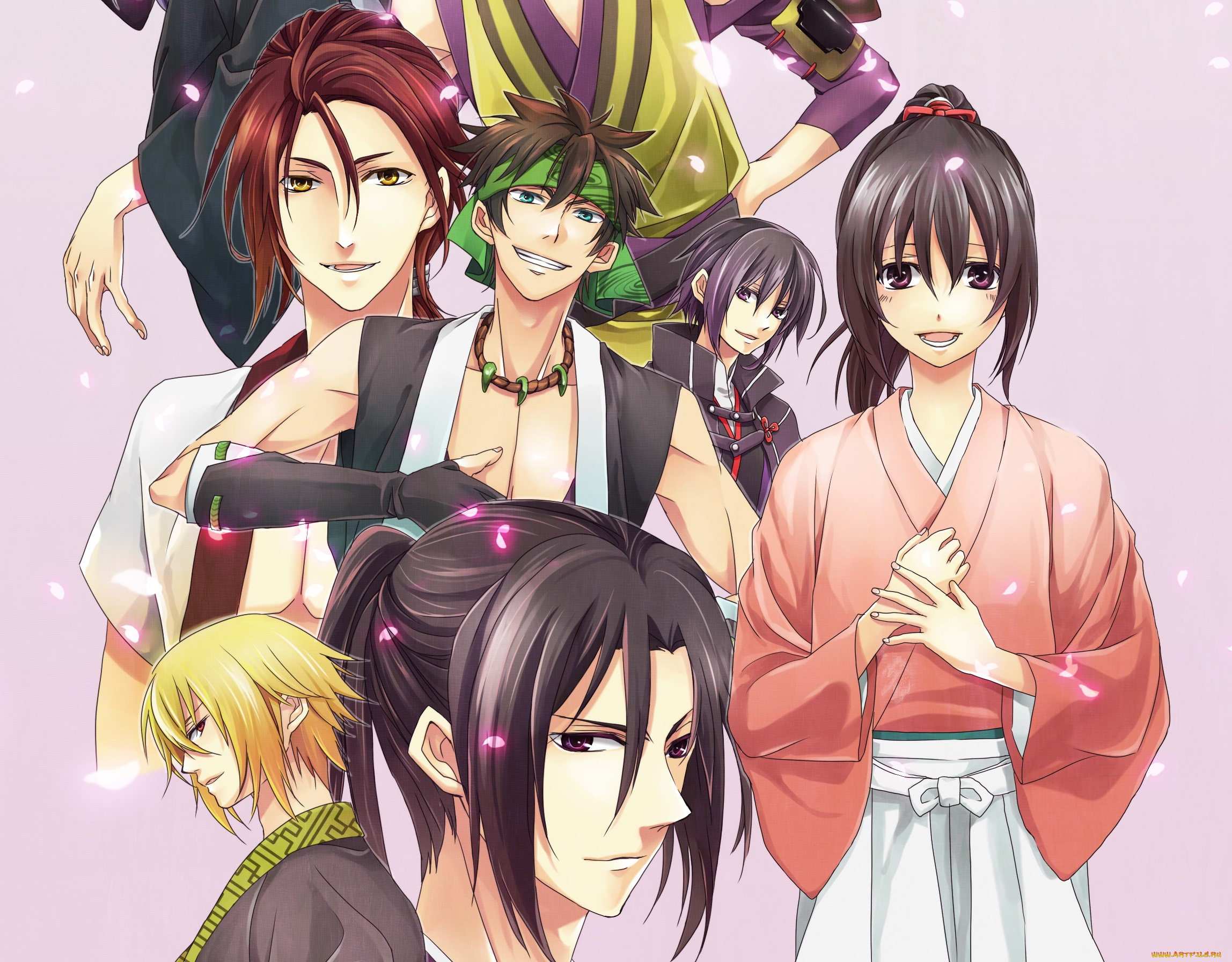 аниме, hakuouki, shinsengumi, kitan