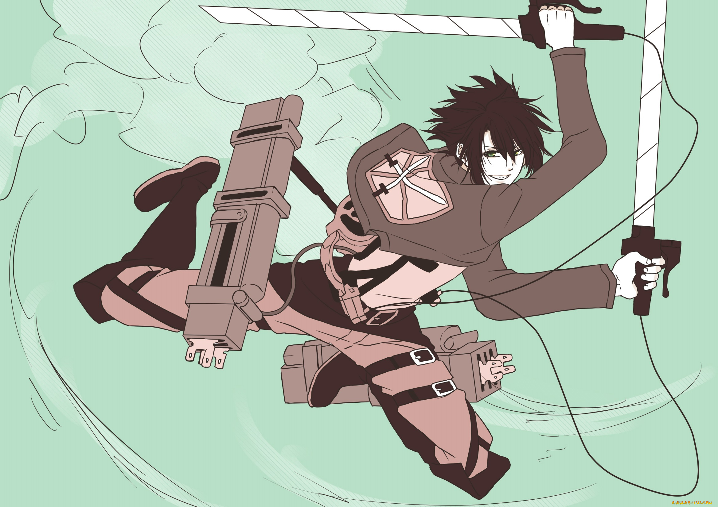 аниме, hakuouki, okita, souji