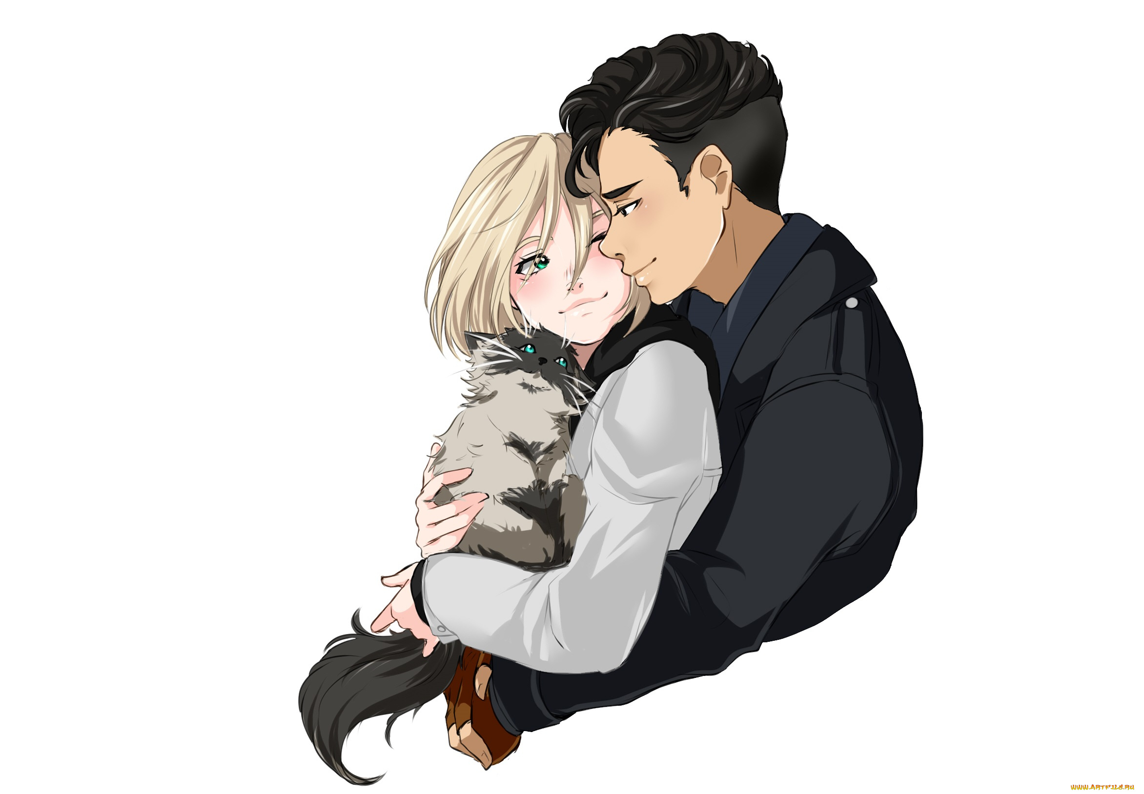 аниме, yuri, on, ice, юрио, отабек