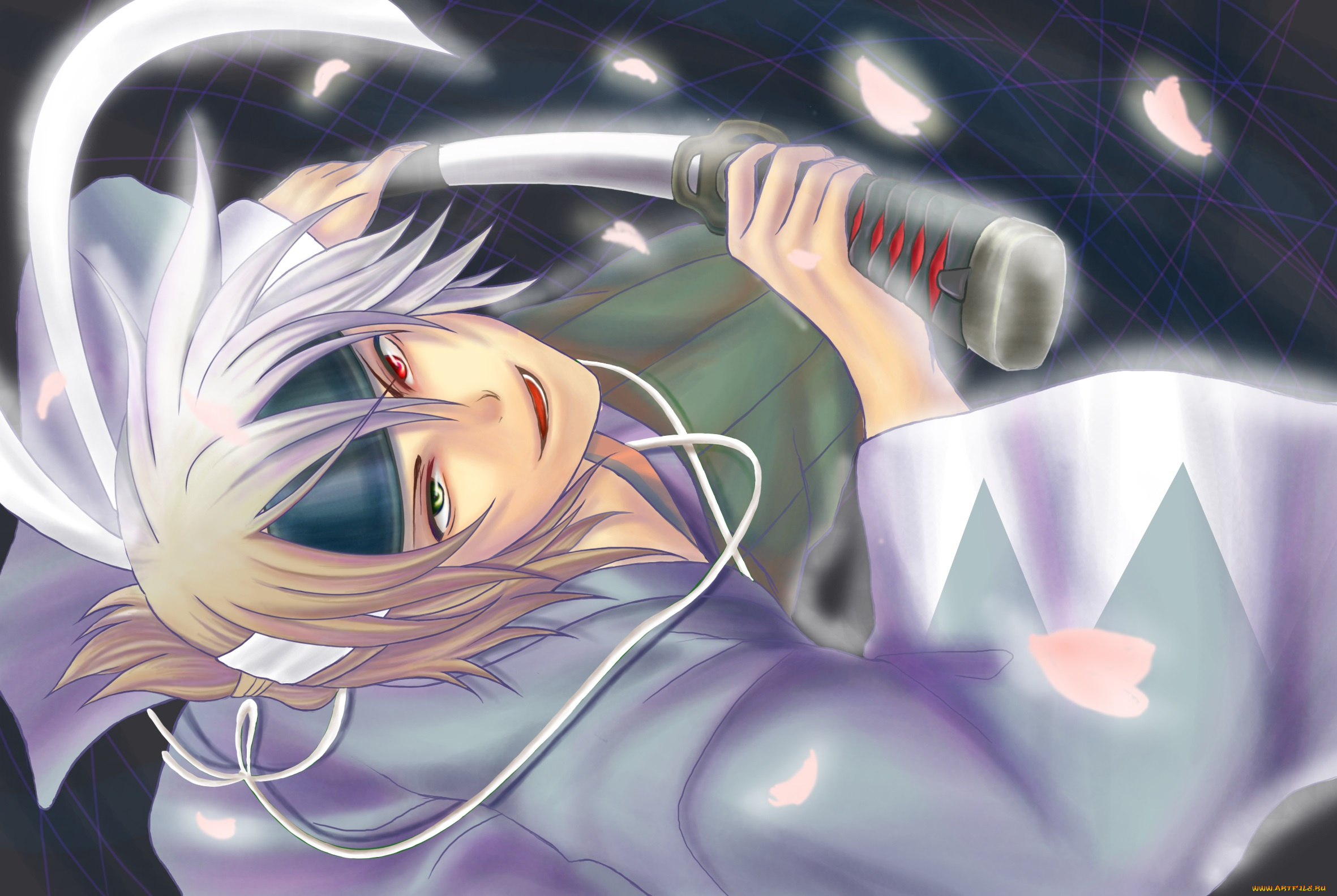 аниме, hakuouki, okita, souji