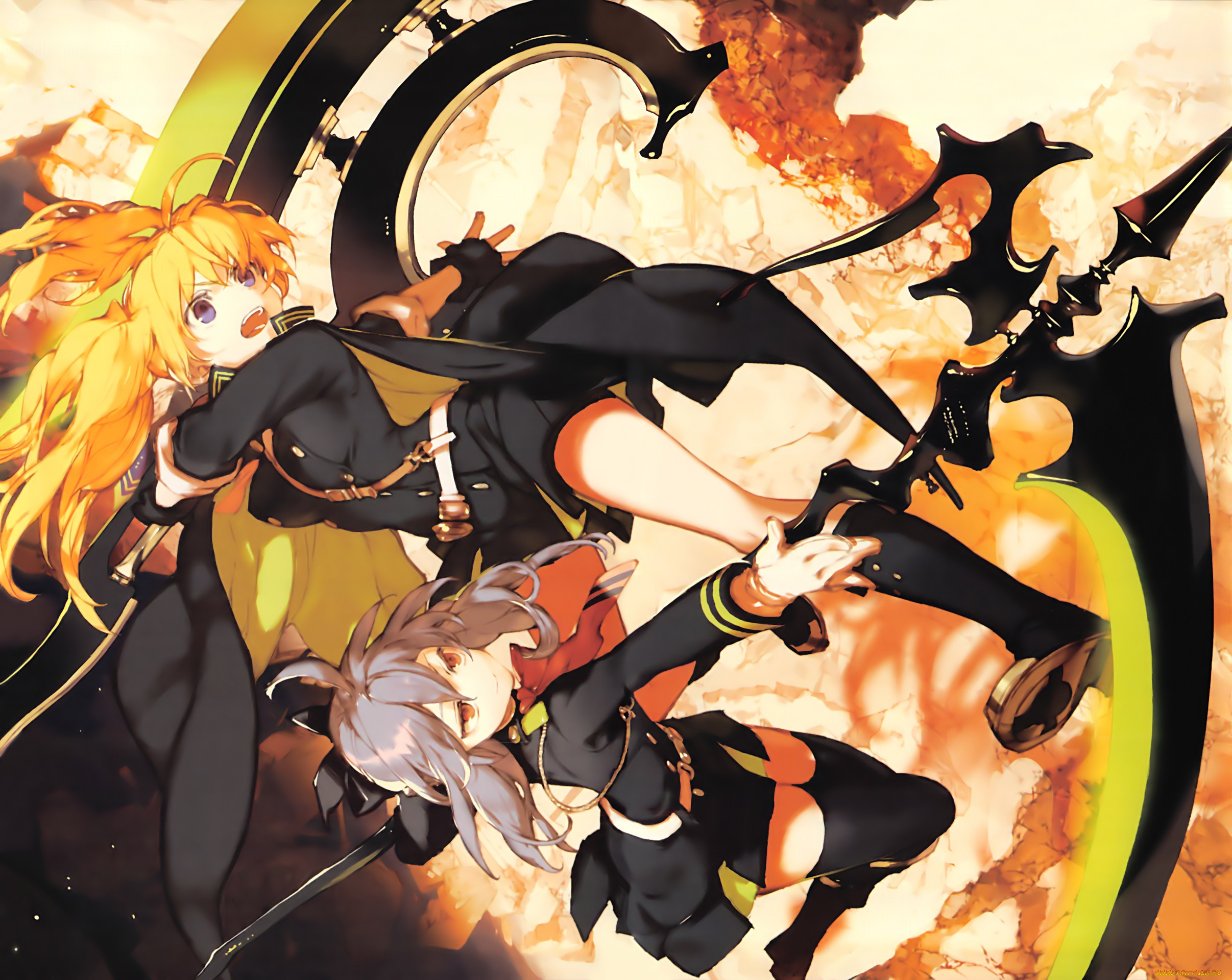 аниме, owari, no, seraph, последний, серафим