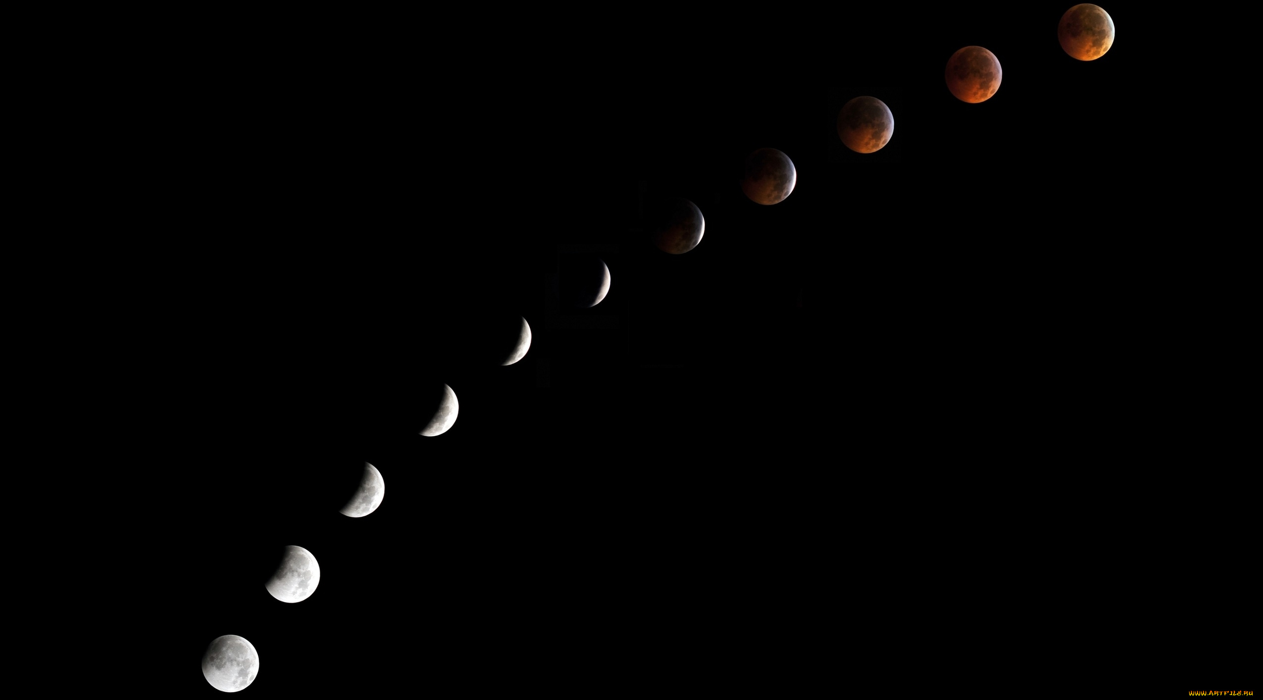 космос, луна, вселенная