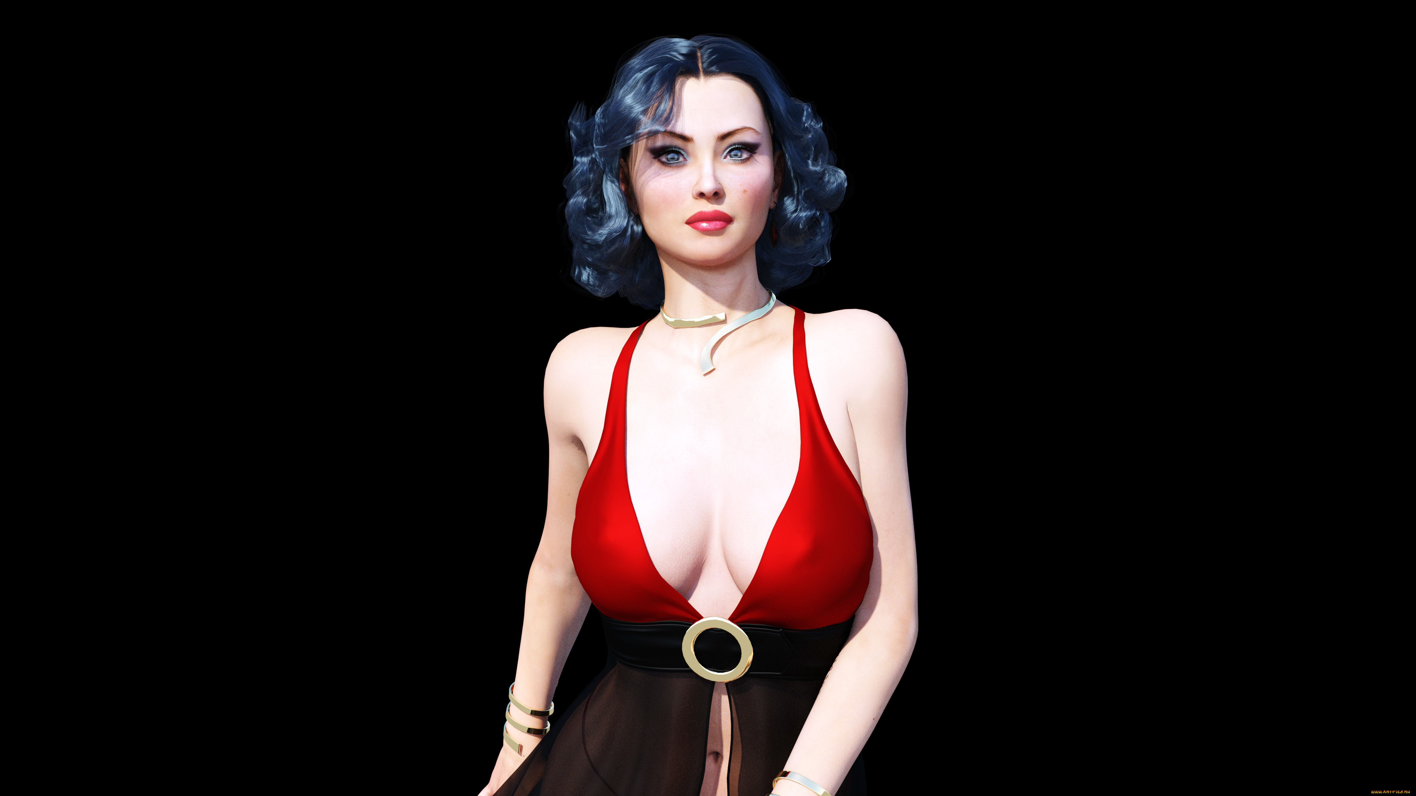 3д, графика, люди, , people, девушка, взгляд, фон